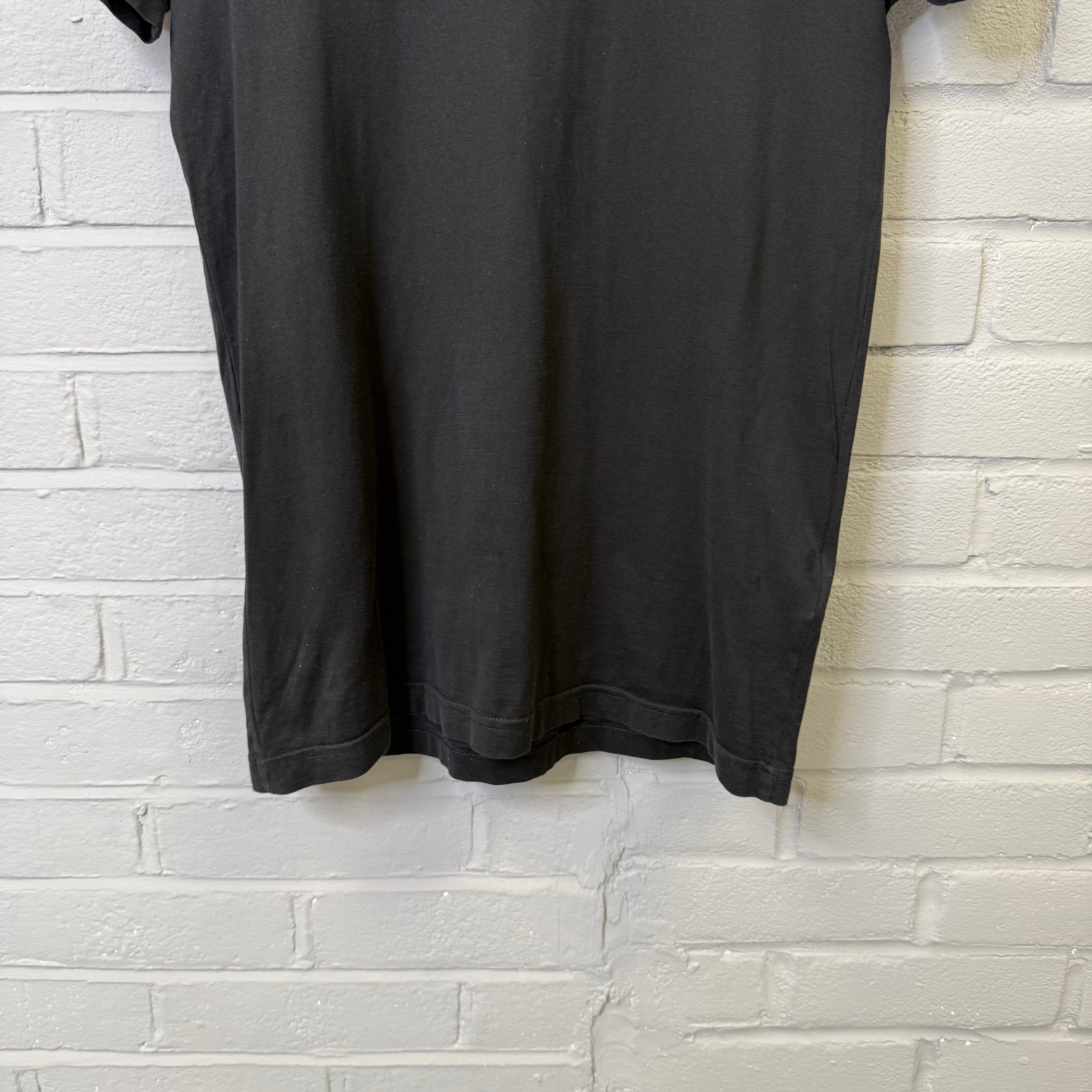 DIOR x Daniel Arsham Enroded 3D Printed Black T-Shirt Size Medium