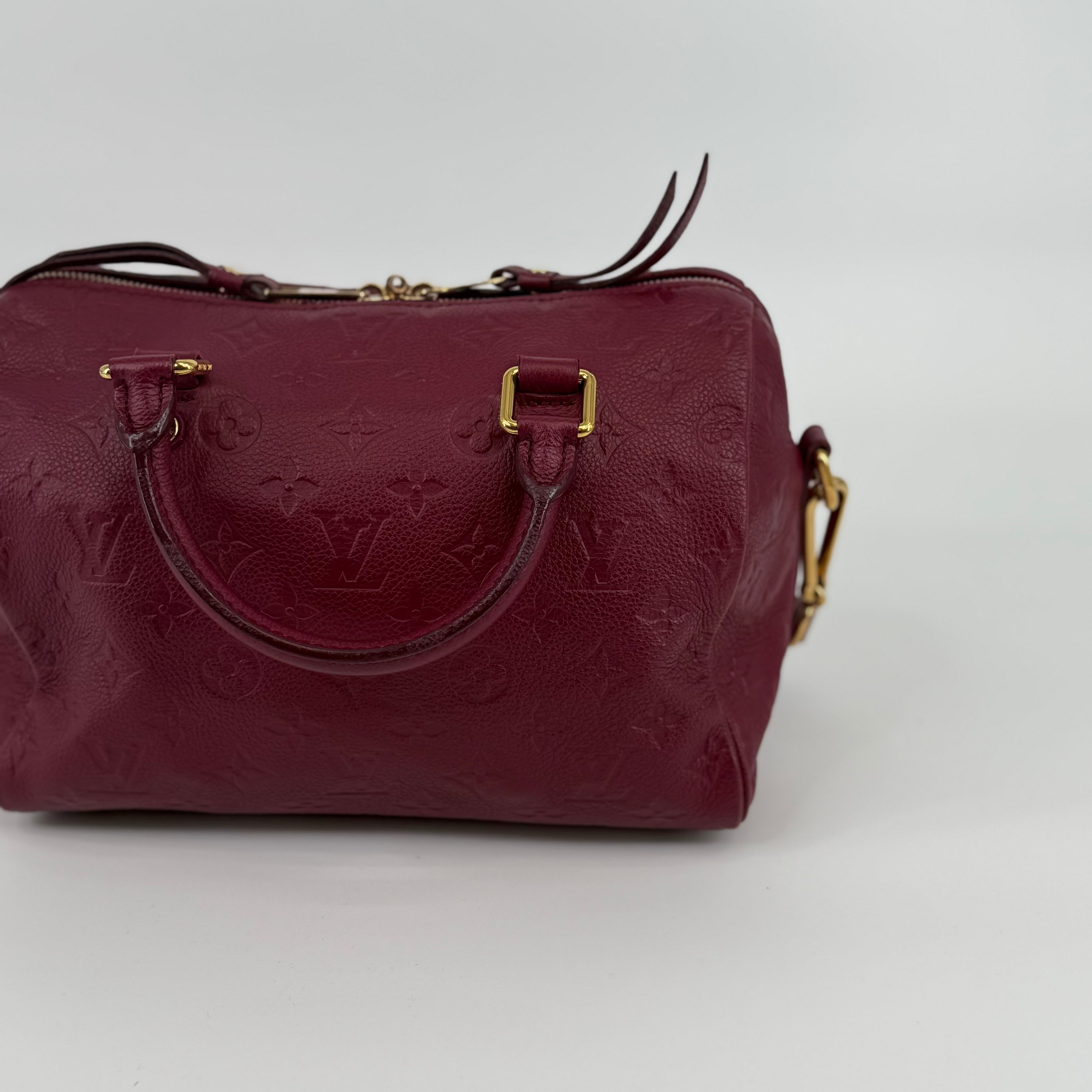 Louis Vuitton Monogram Empreinte Speedy 25 Bandoulière