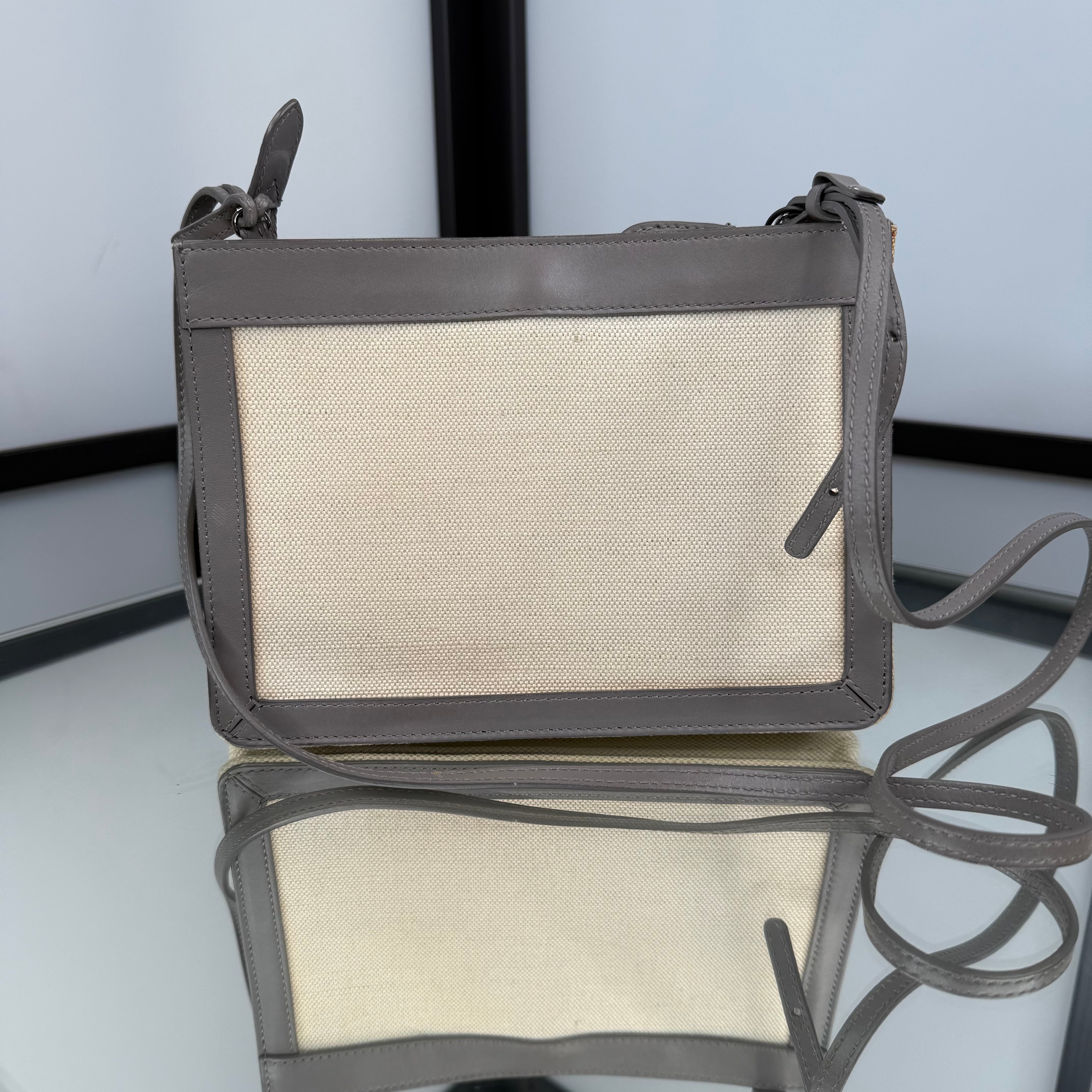 Balenciaga Grey Lock Shoulder Bag