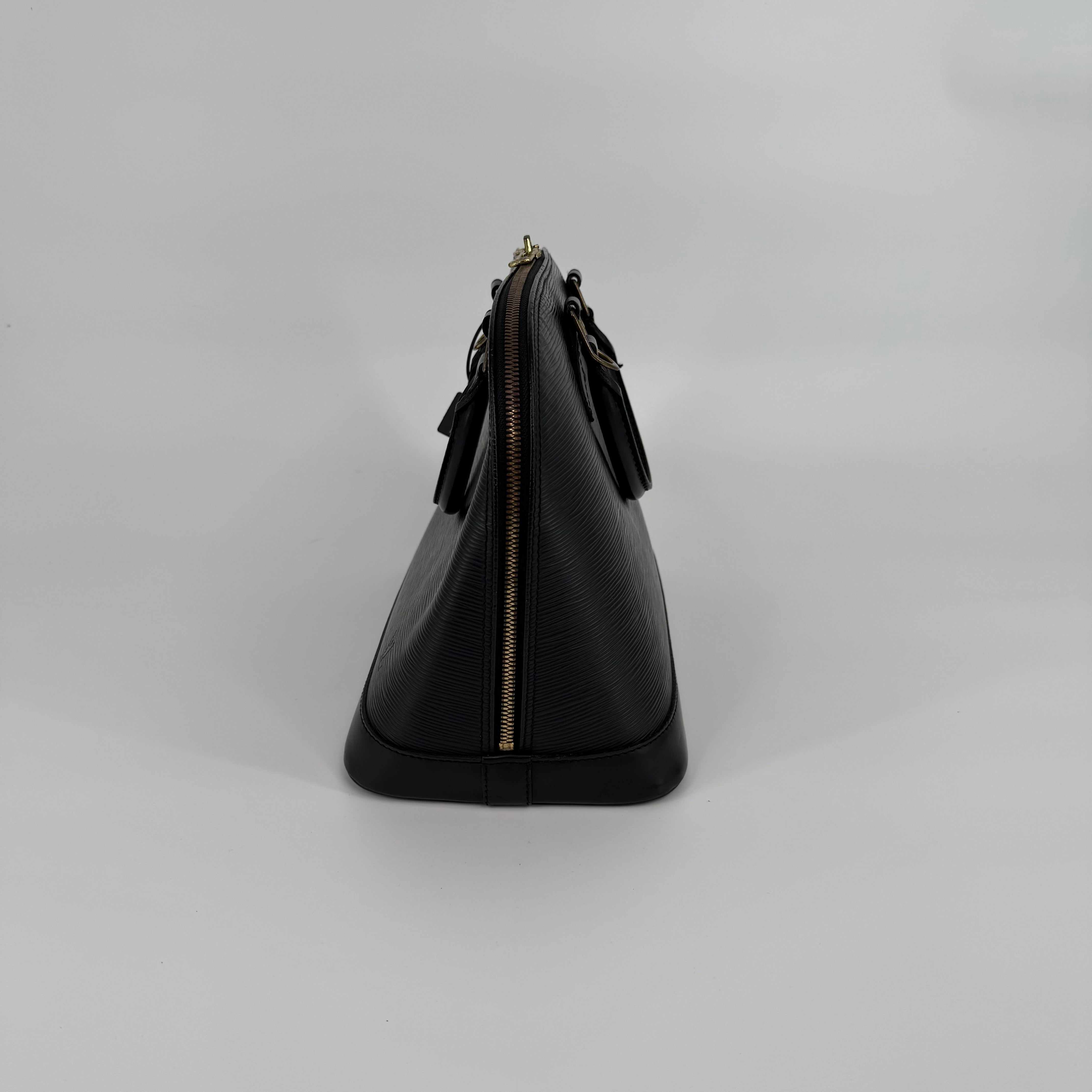Louis Vuitton Epi Black Alma