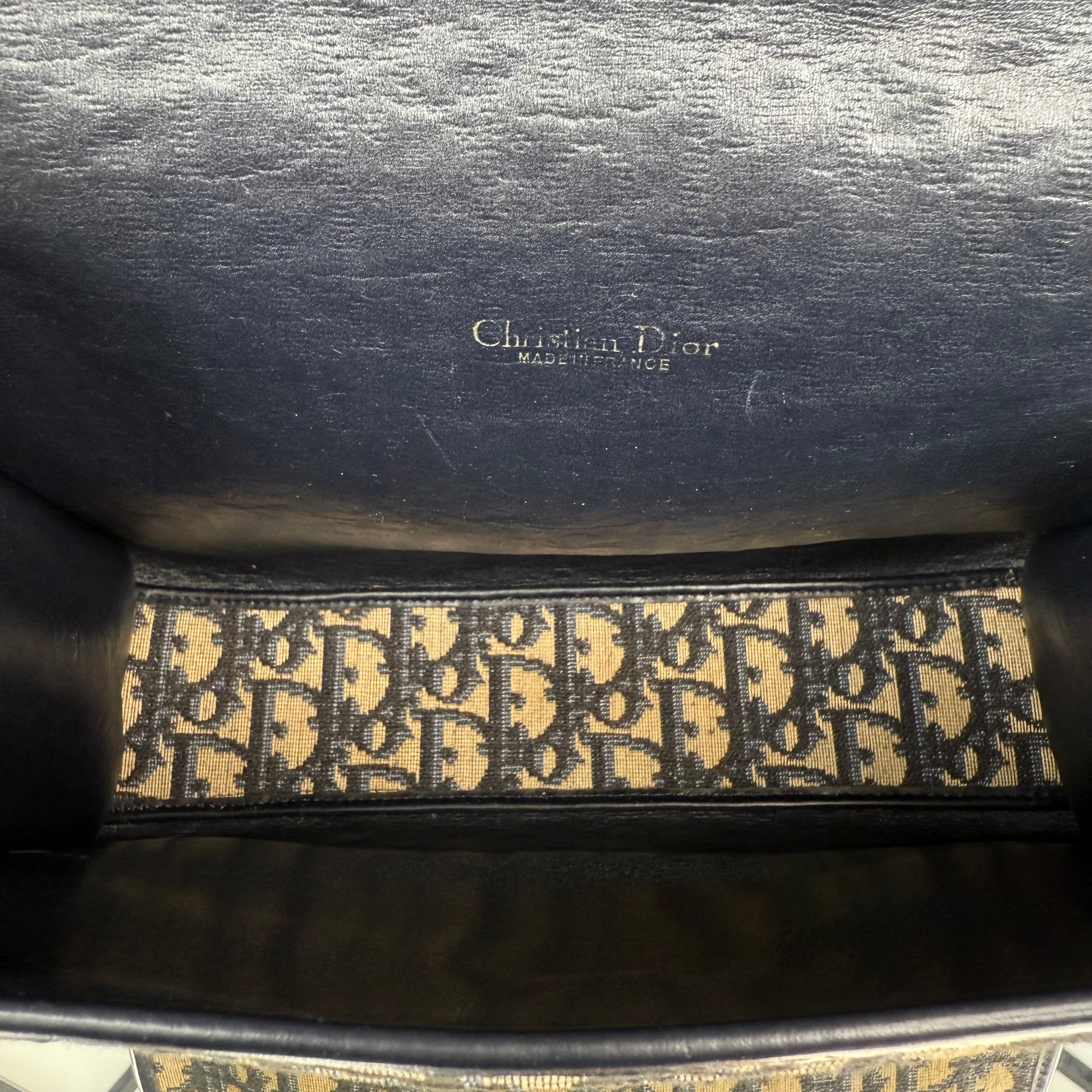 DIOR Trotter Canvas Shoulder Bag