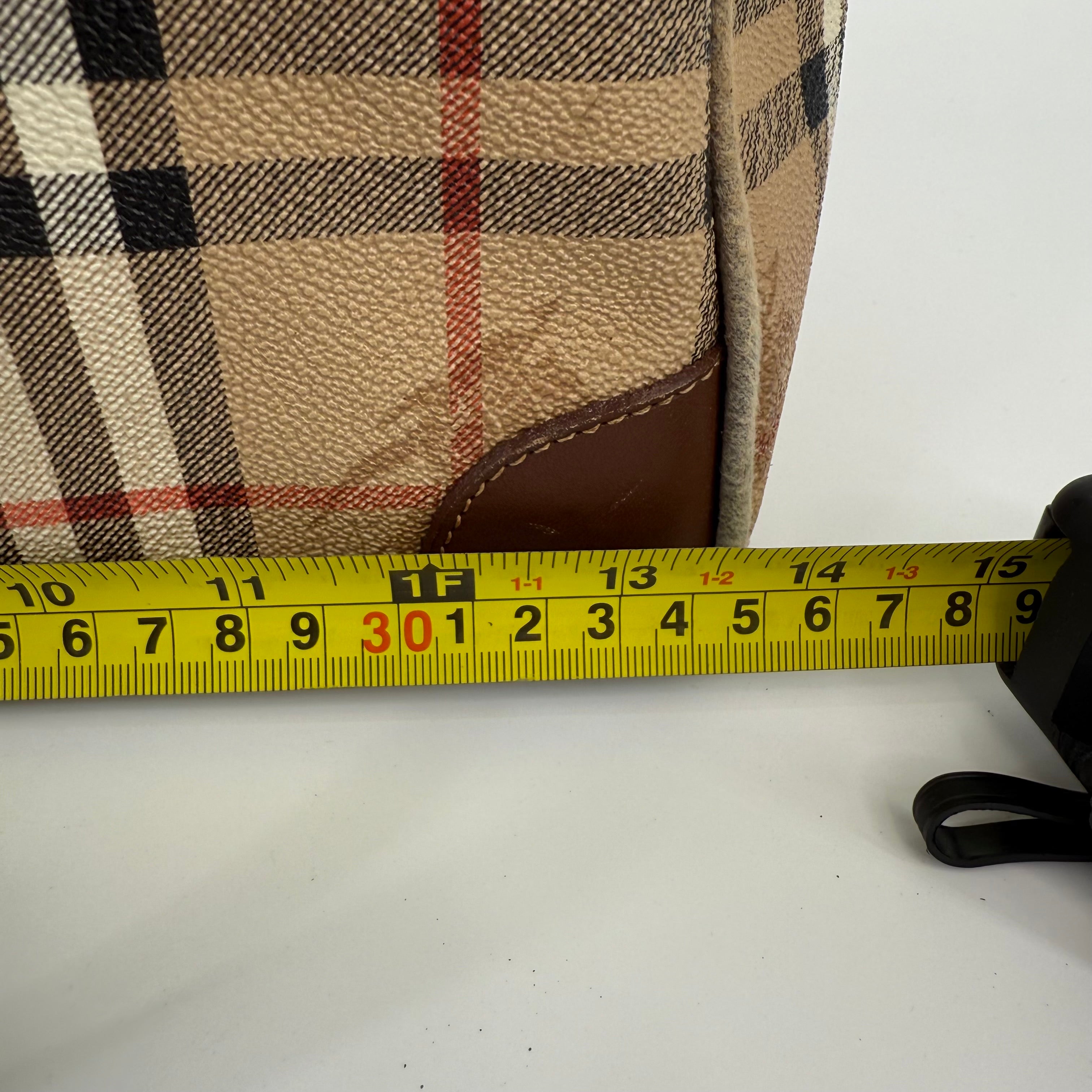 Burberry Nova Check Boston Bag