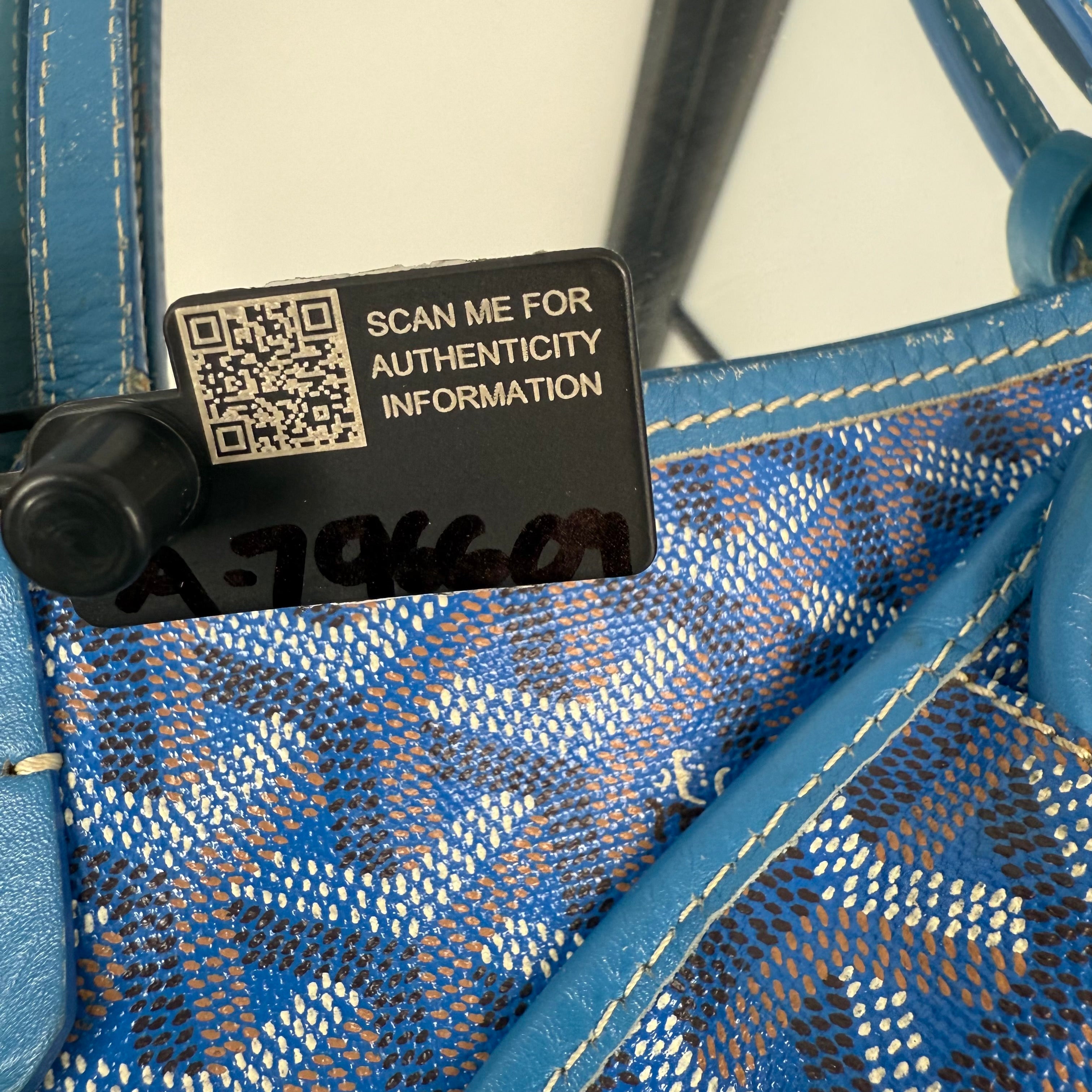 GOYARD Saint Louis Tote Bag Blue PM