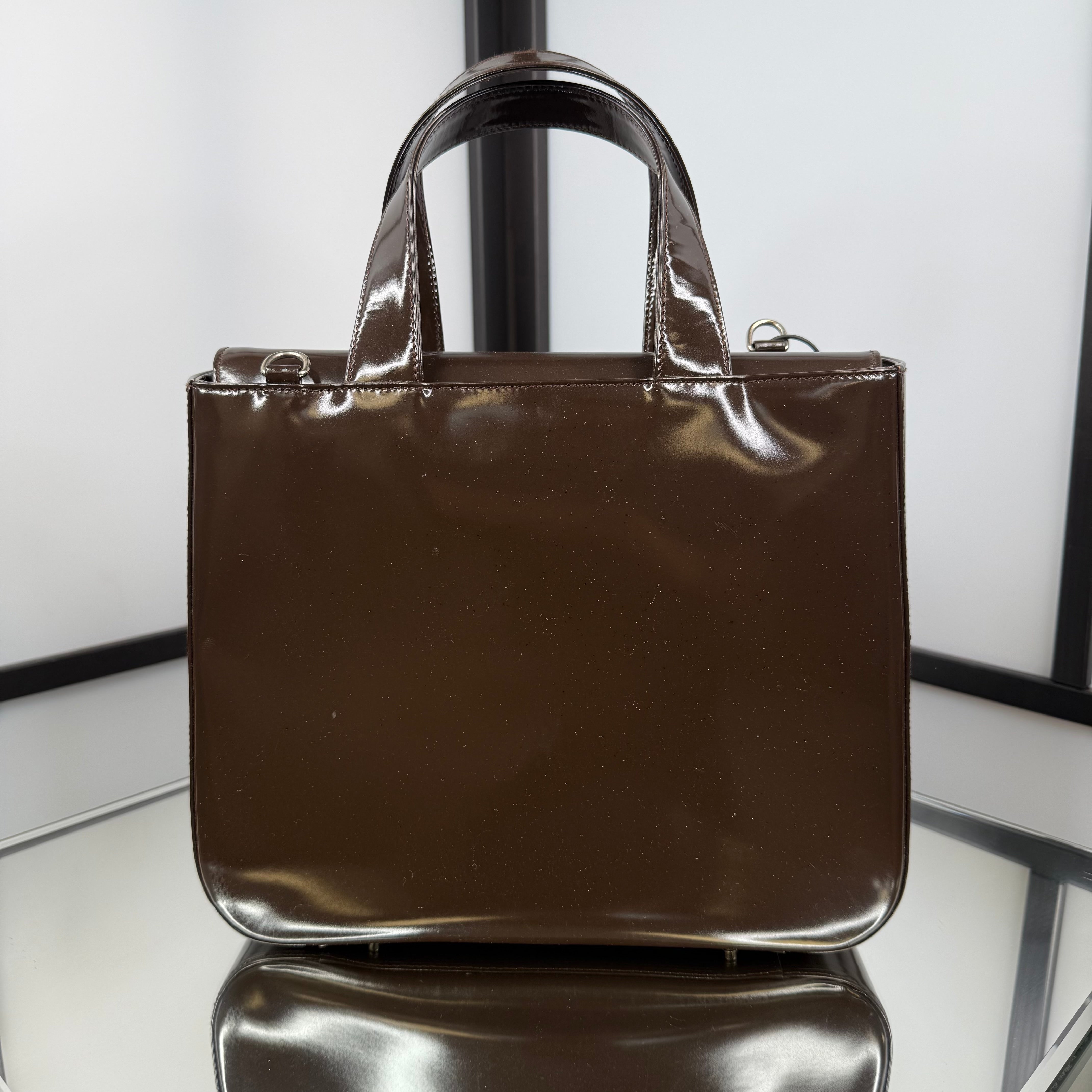 GUCCI Patent Leather HandBag