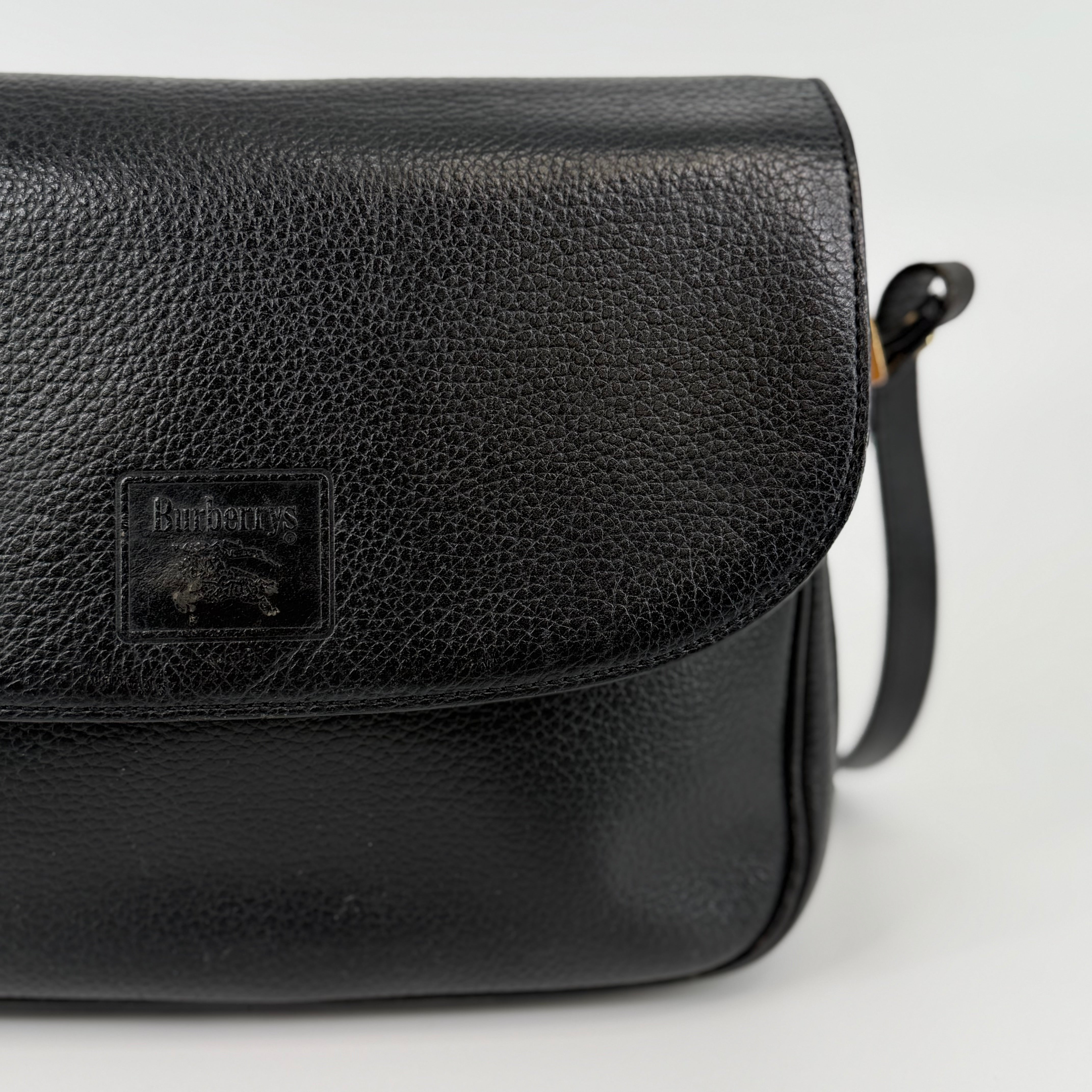 Burberry Black Nova Check Cross Body Bag
