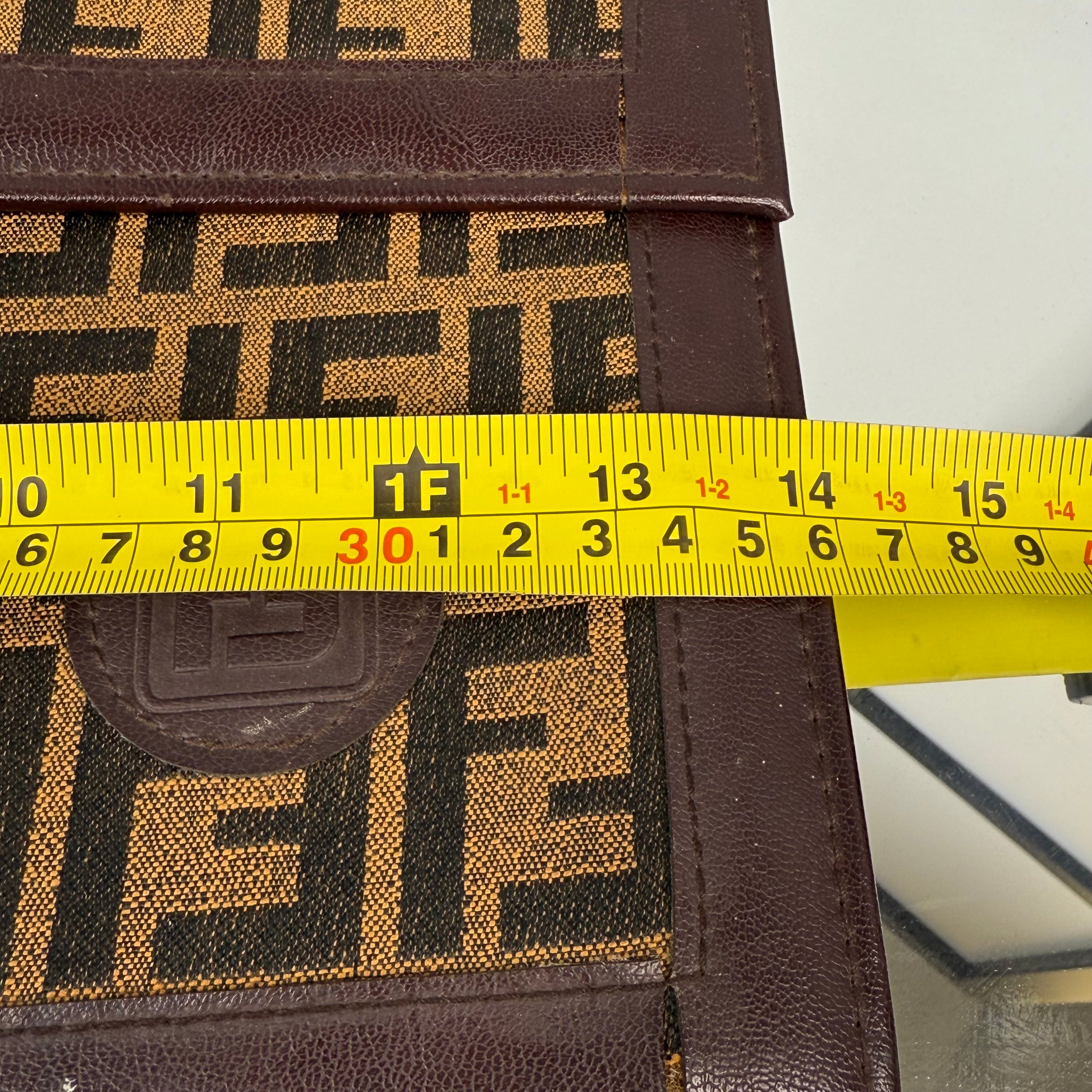 FENDI Zucca Clutch Bag