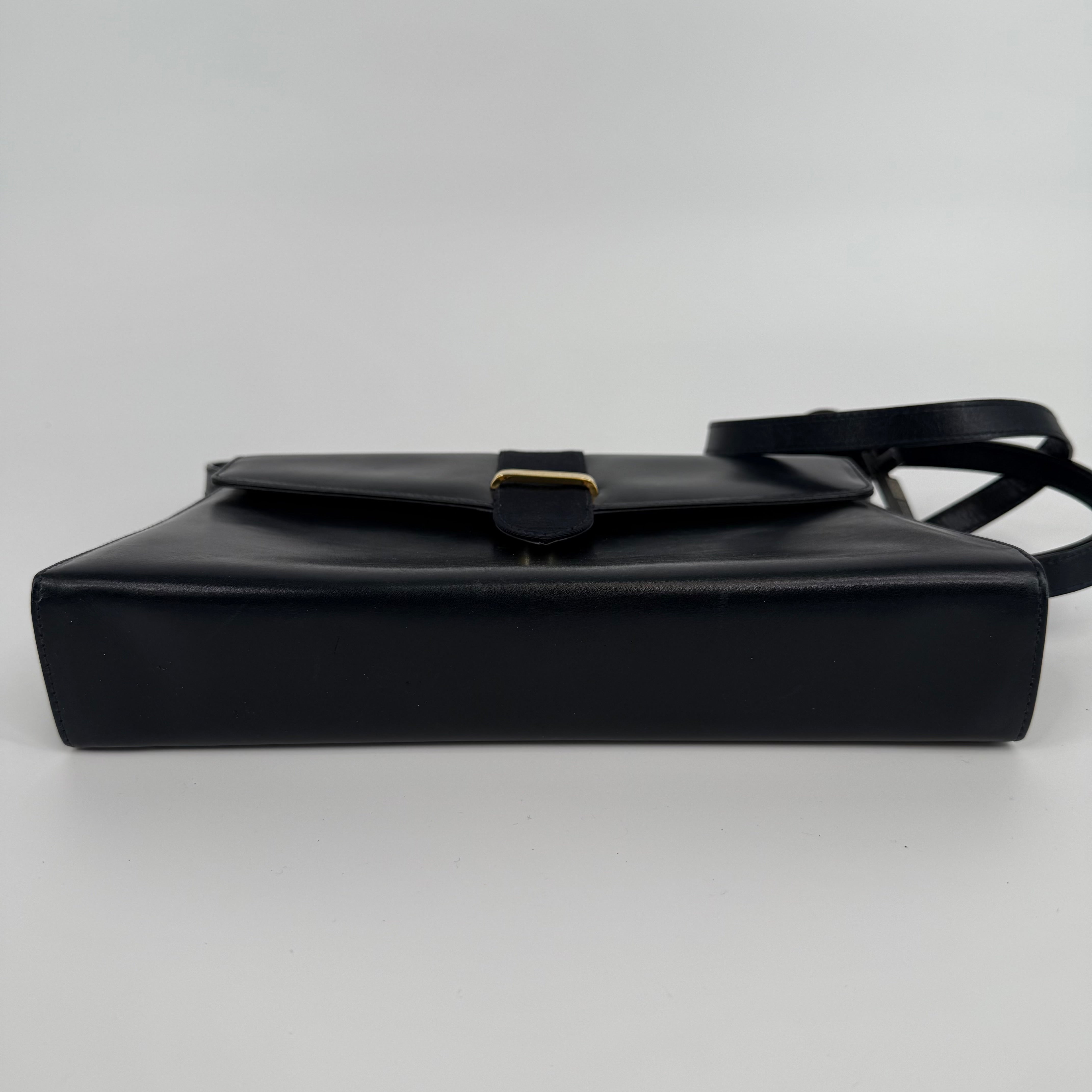 Salvatore Ferragamo Navy Mini Shoulder Crossbody Handbag