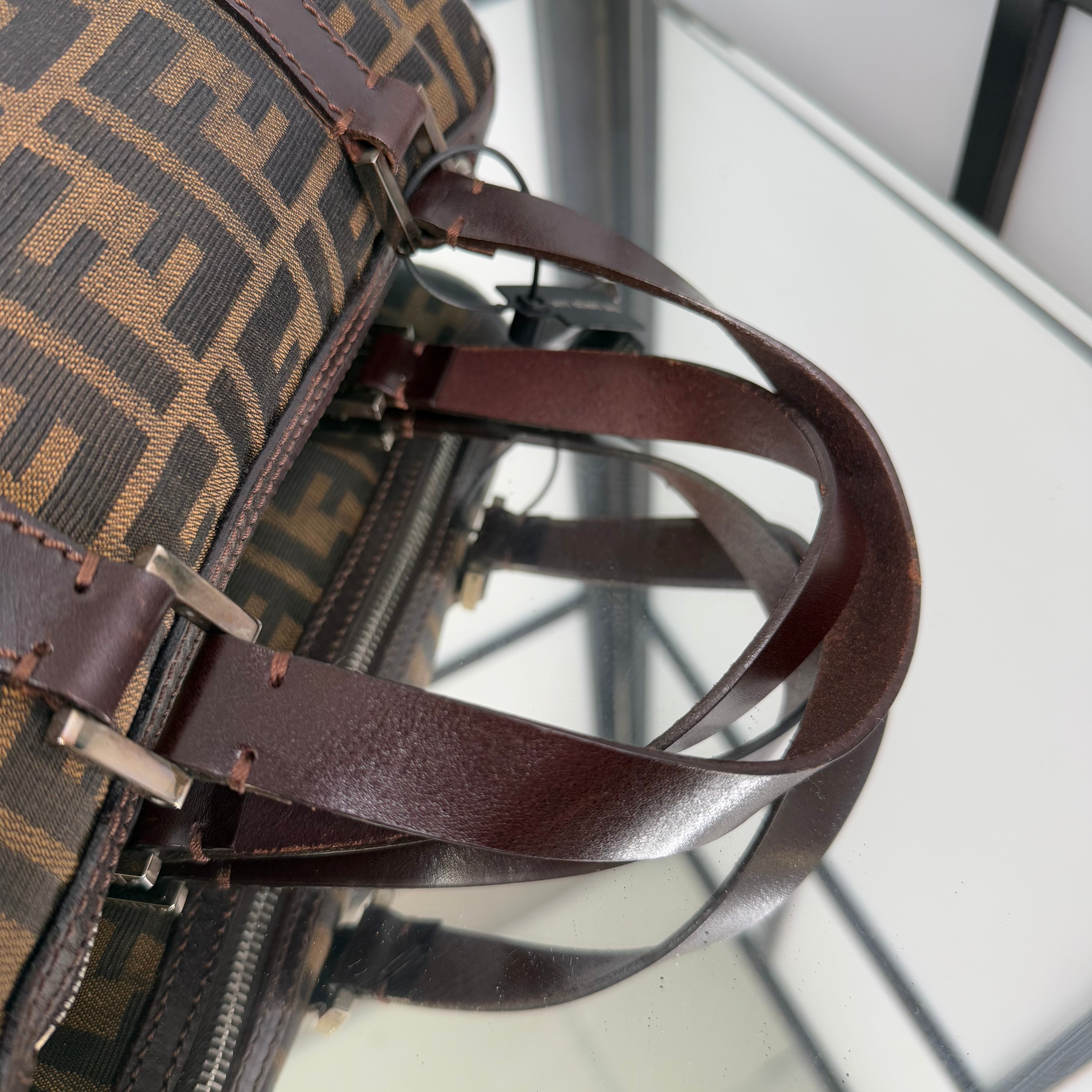 FENDI Mini Boston Handbag