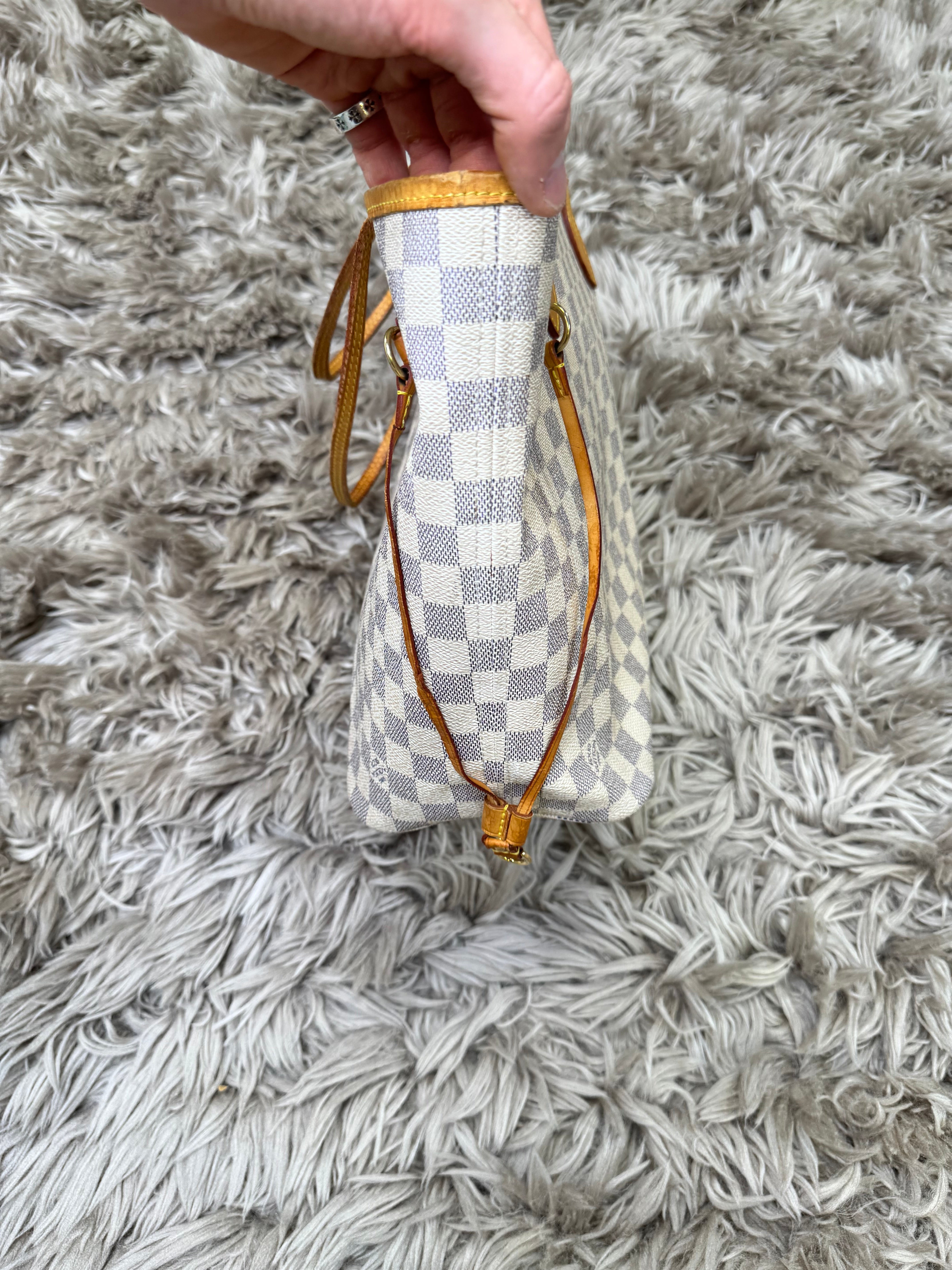 Louis Vuitton neverfull MM Damier azur