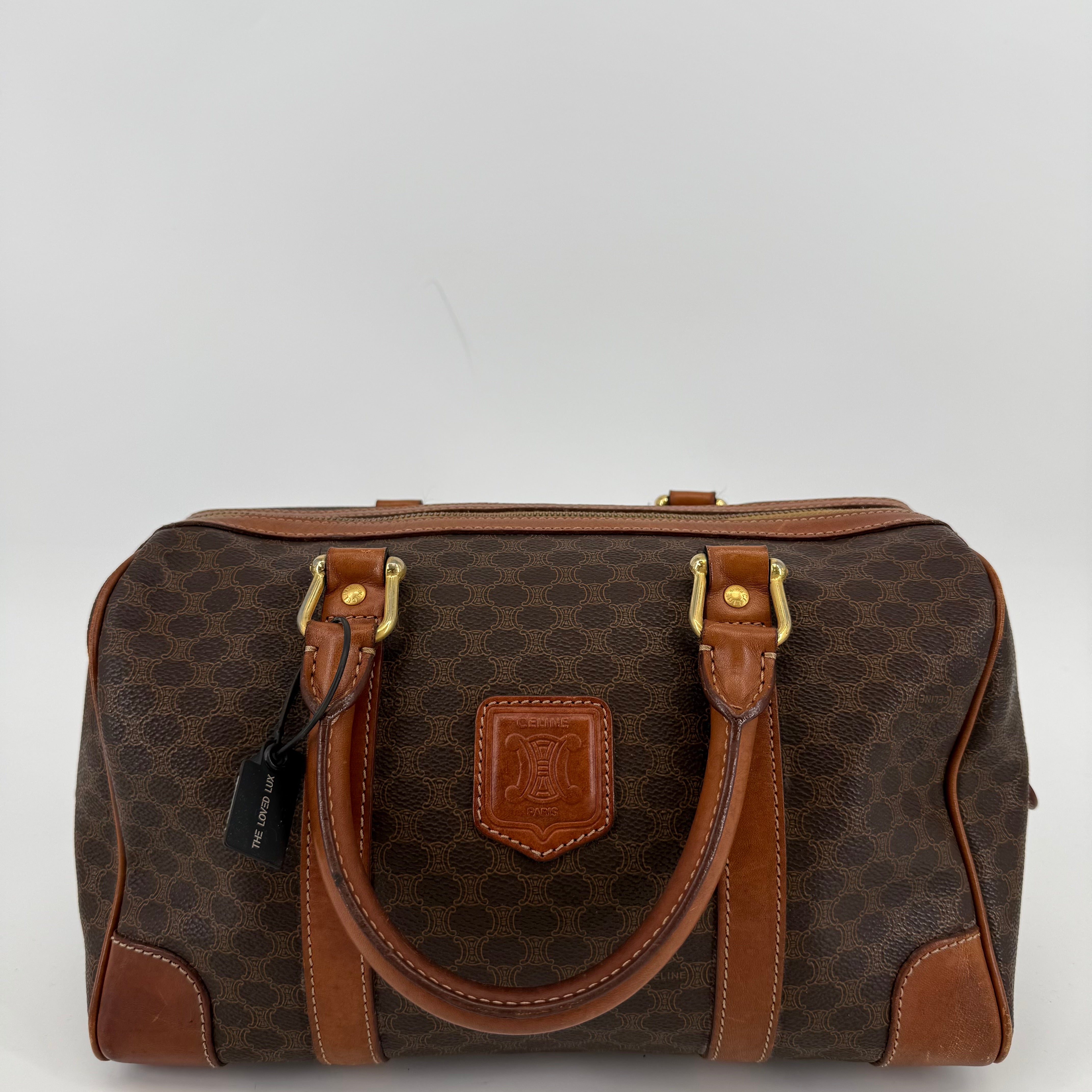 Celine Macadam Leather Boston 30 Bag (986565)