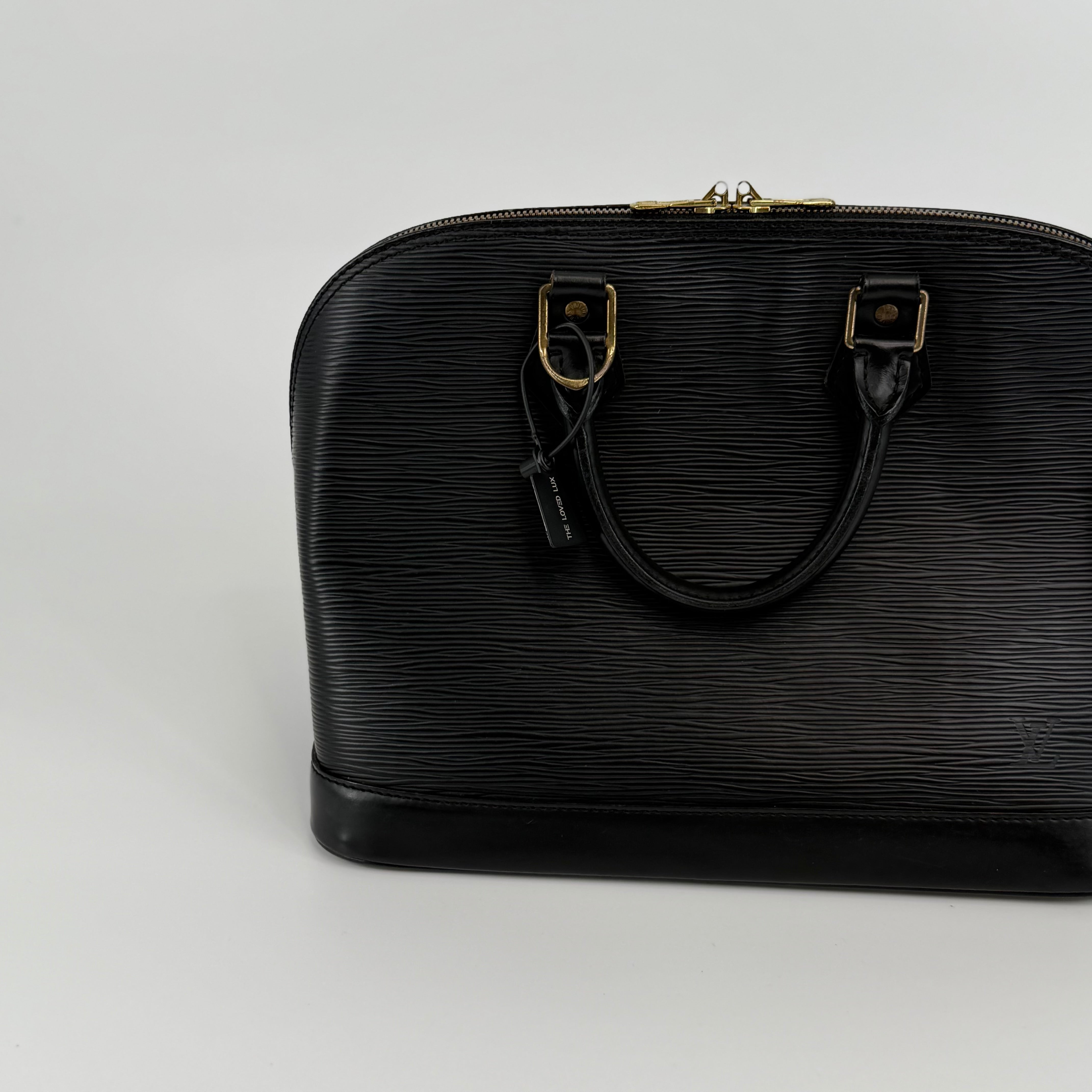 Louis Vuitton Epi Black Alma