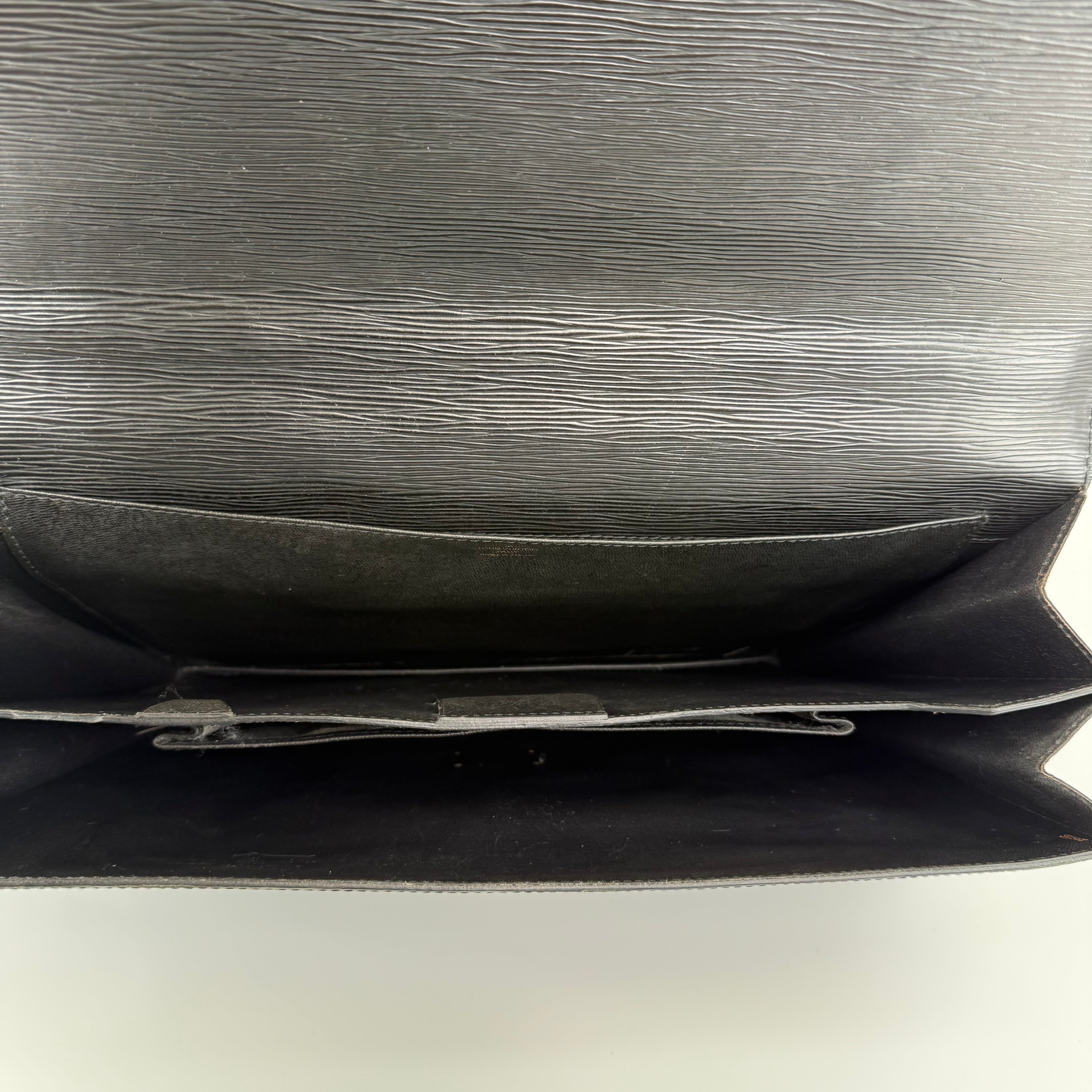 Louis Vuitton Epi Black Briefcase 40cm
