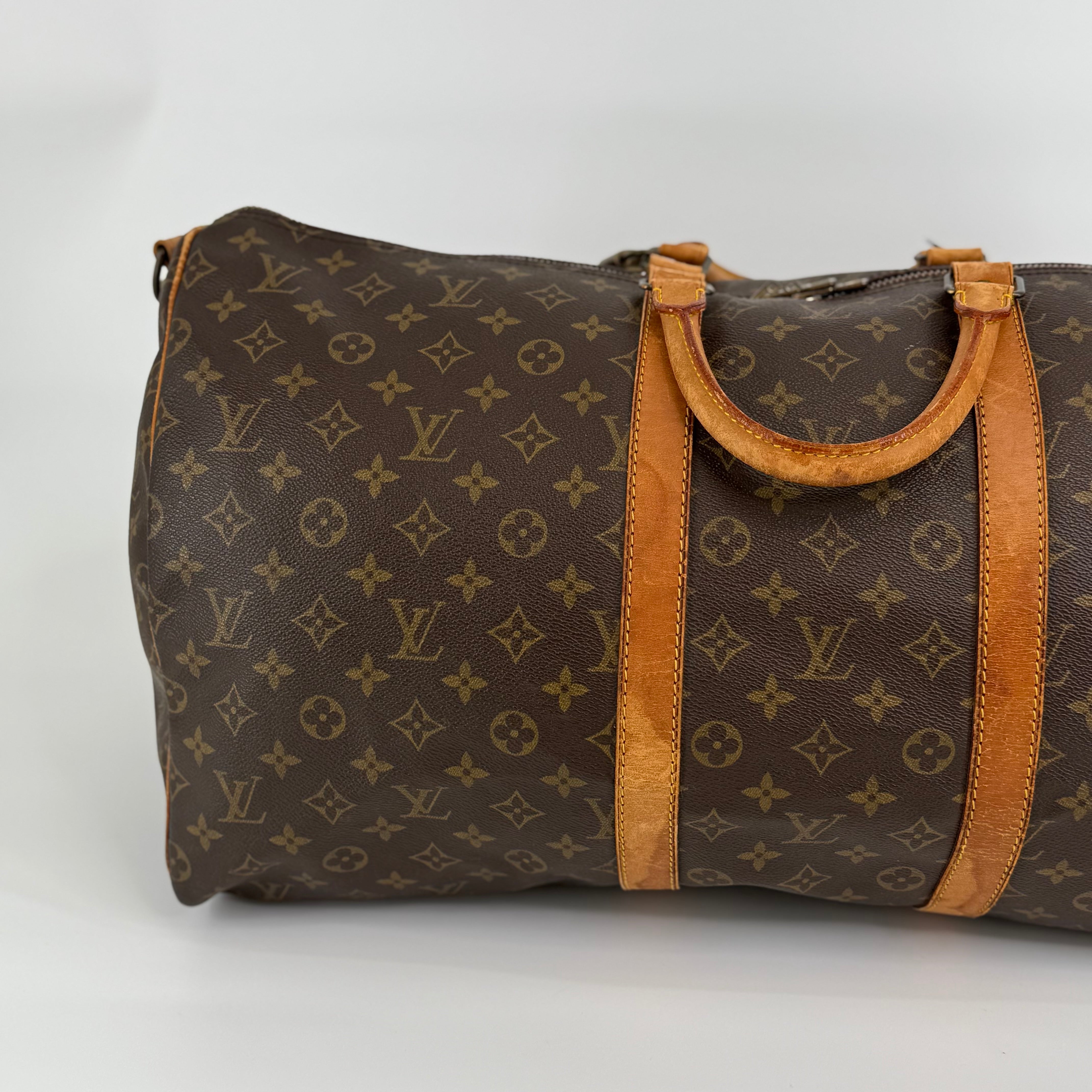 Louis Vuitton Monogram Keepall 55 With Strap