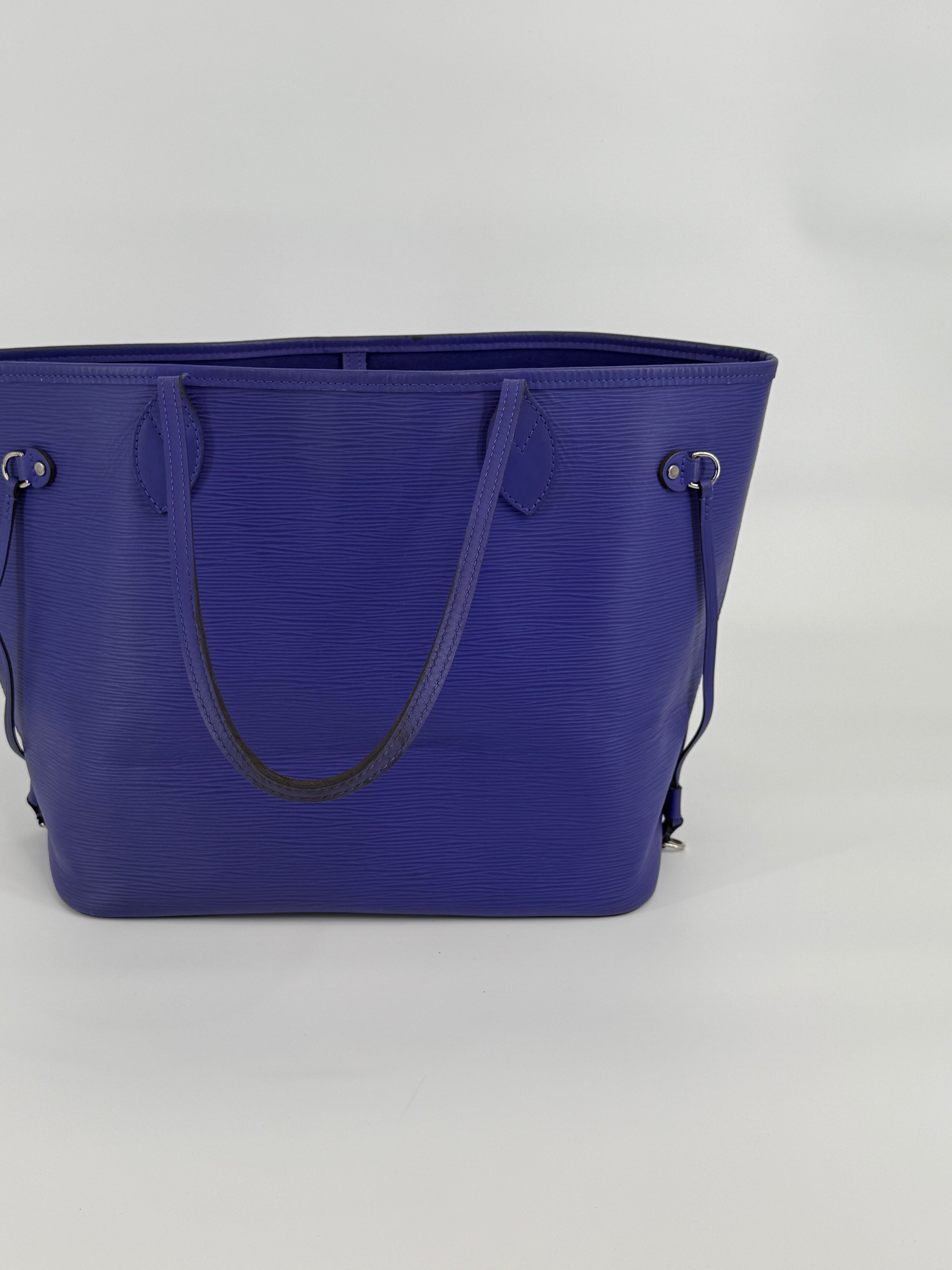 Louis Vuitton Epi Purple Neverfull MM With Pouch