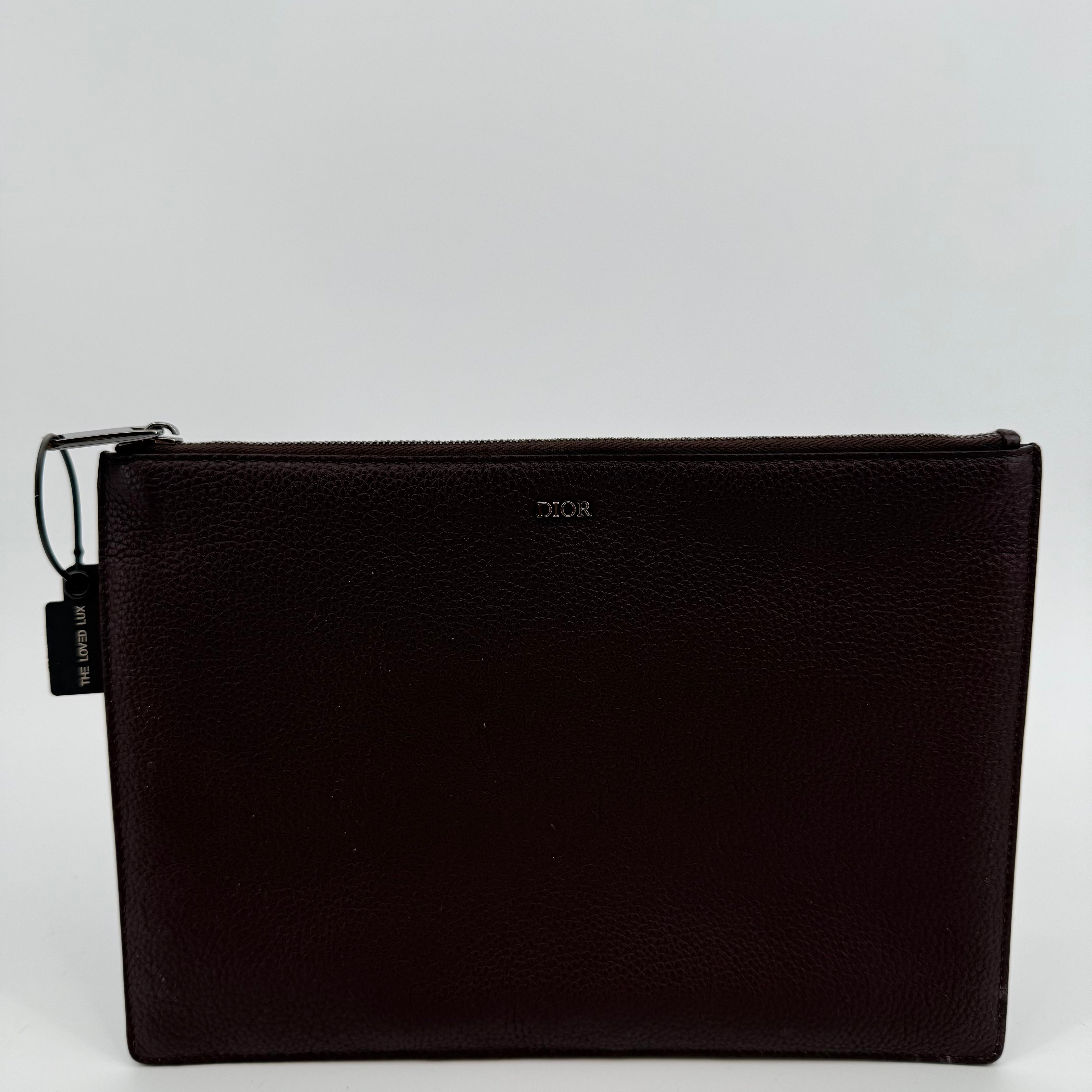 Dior Purple Leather Clutch Pouch (L-160)