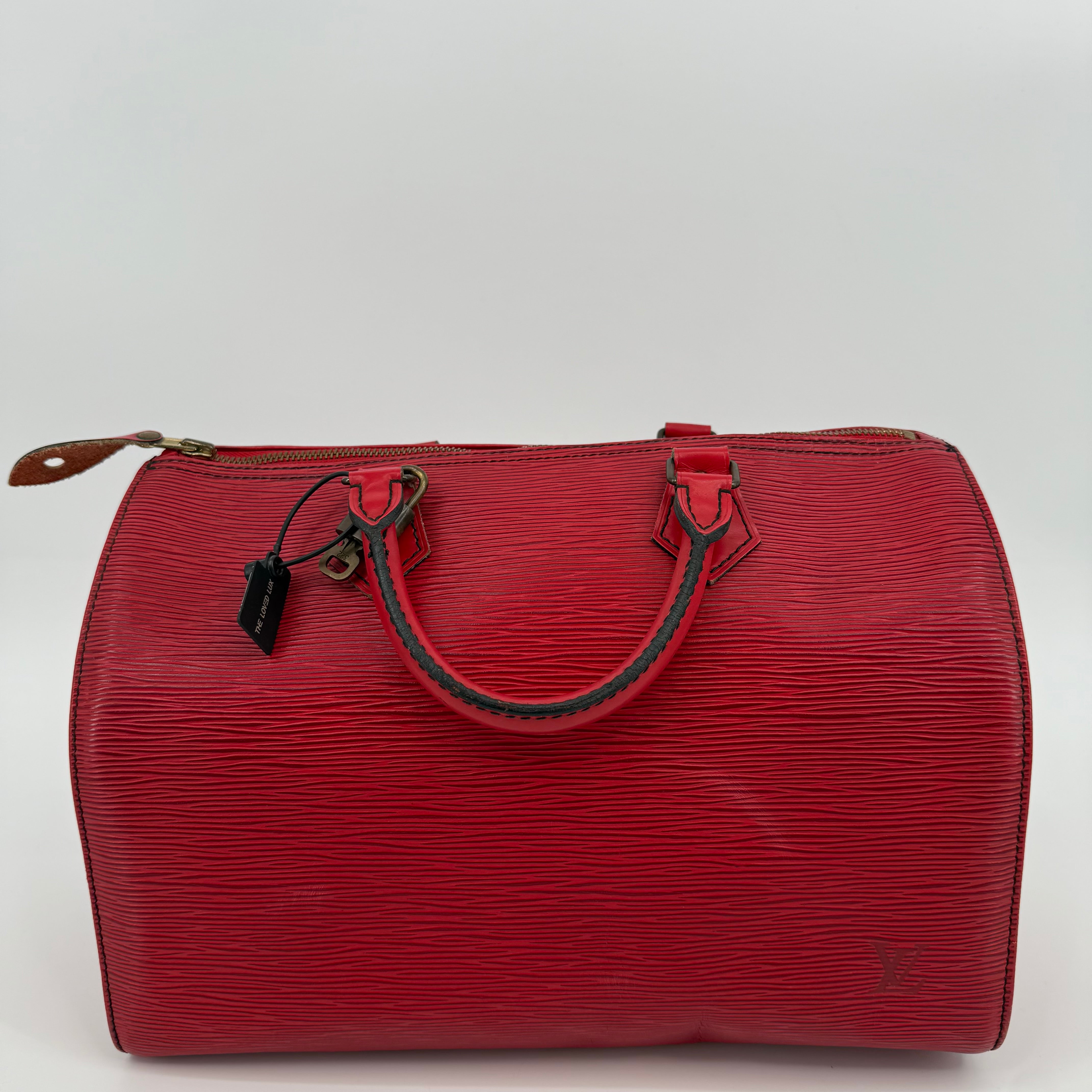 Louis Vuitton Epi Red Speedy 30