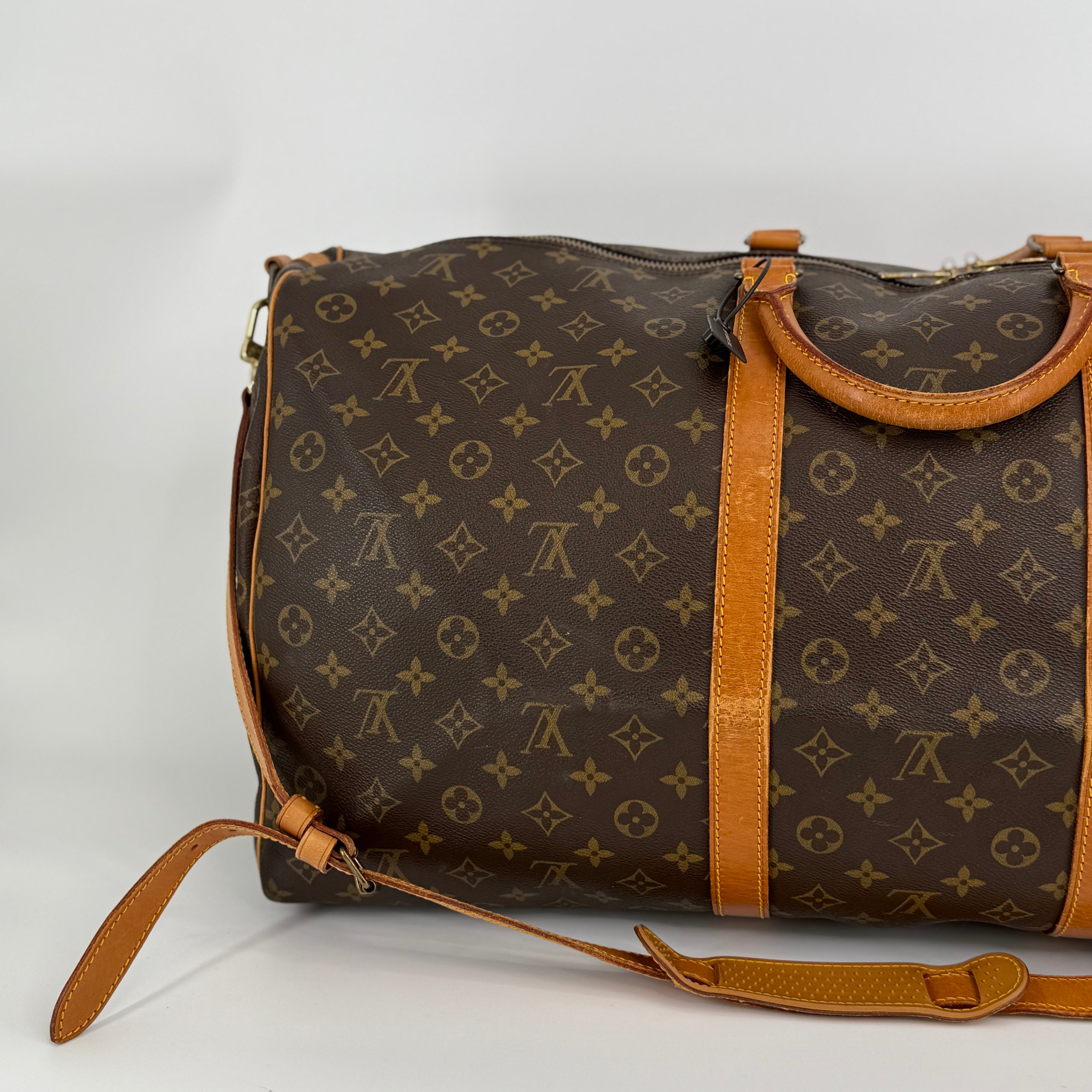 Louis Vuitton Monogram Keepall 60 With Strap