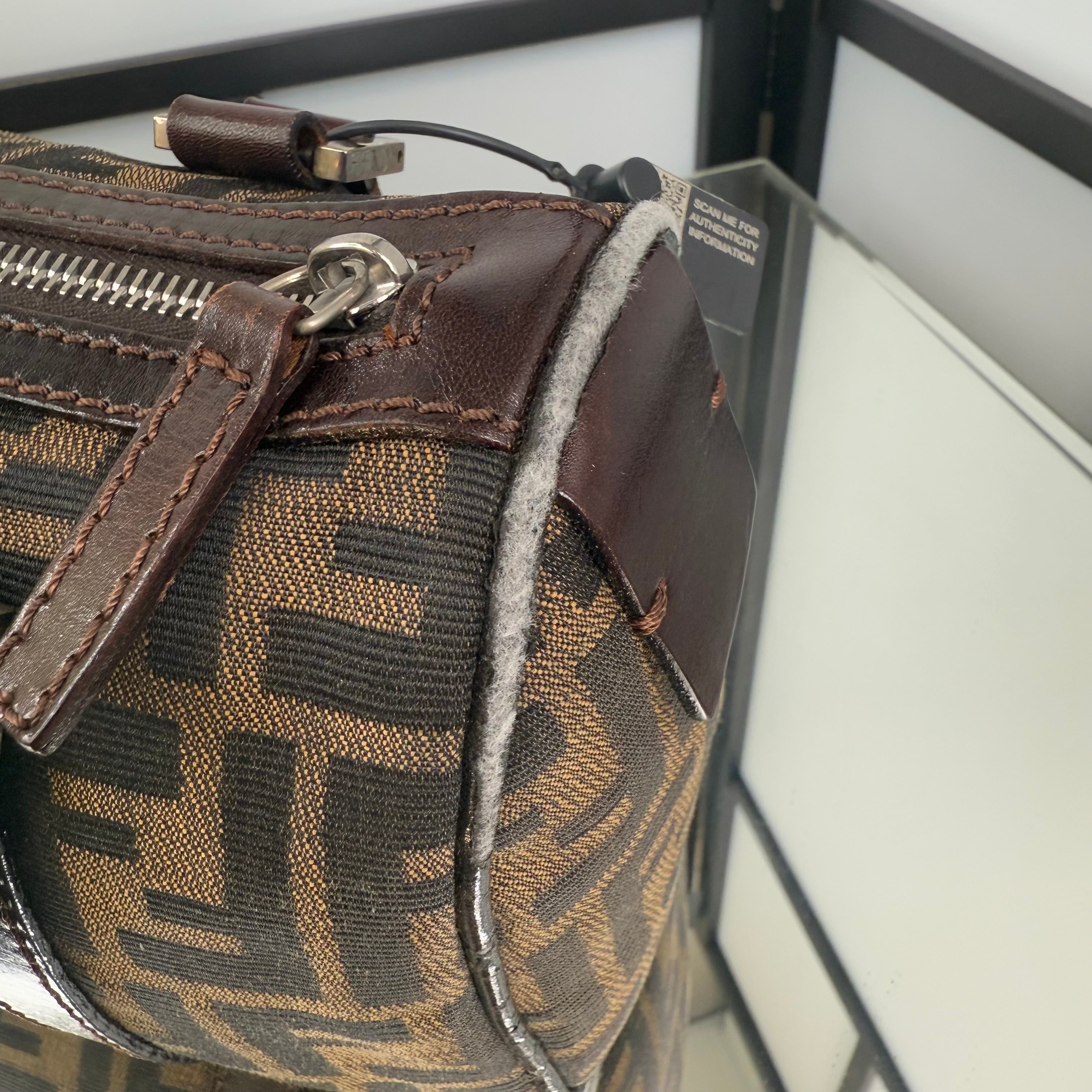 FENDI Mini Boston Handbag
