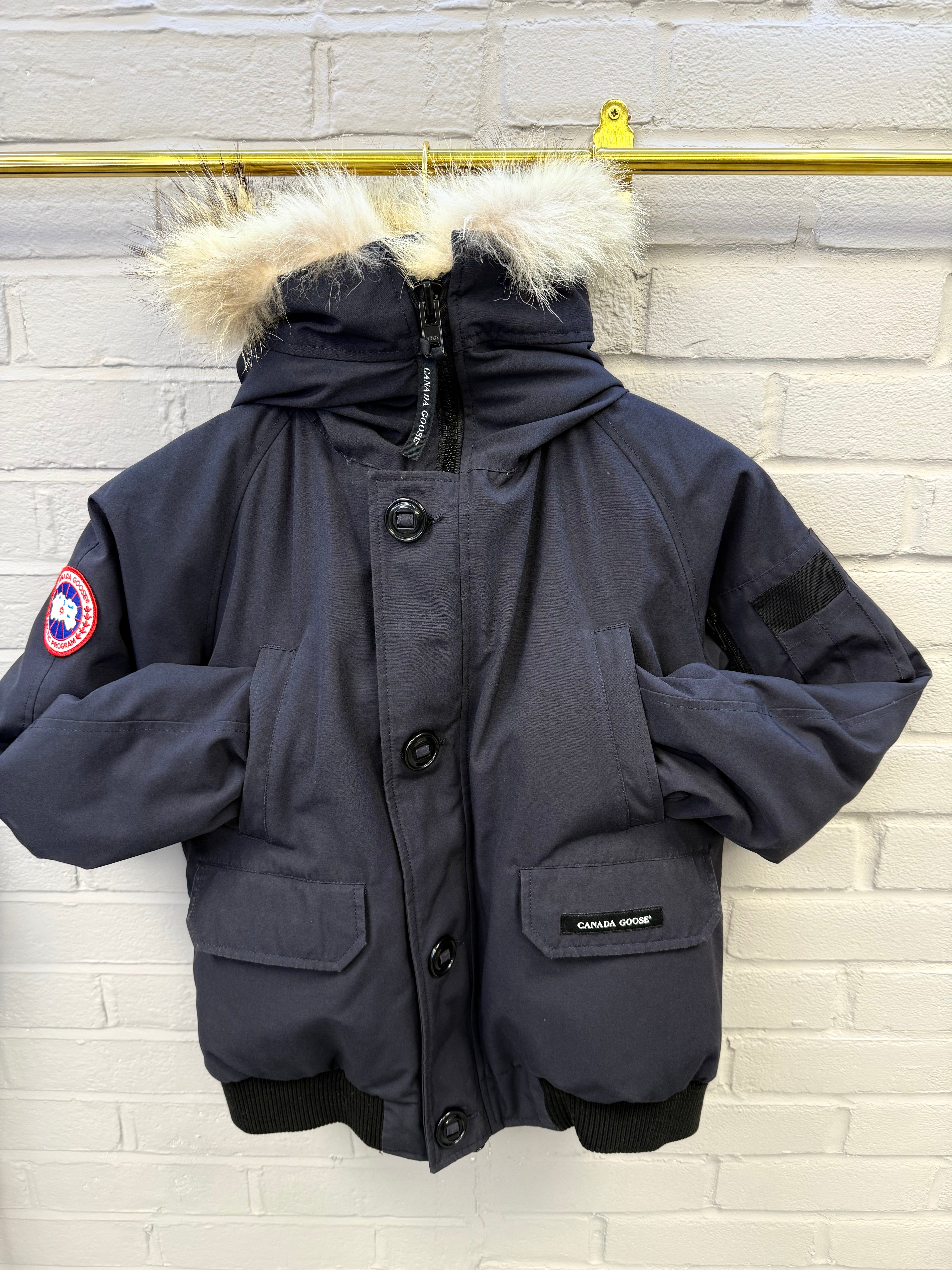 Canada Goose Chilliwavk Navy Bomber Jacket Size Medium