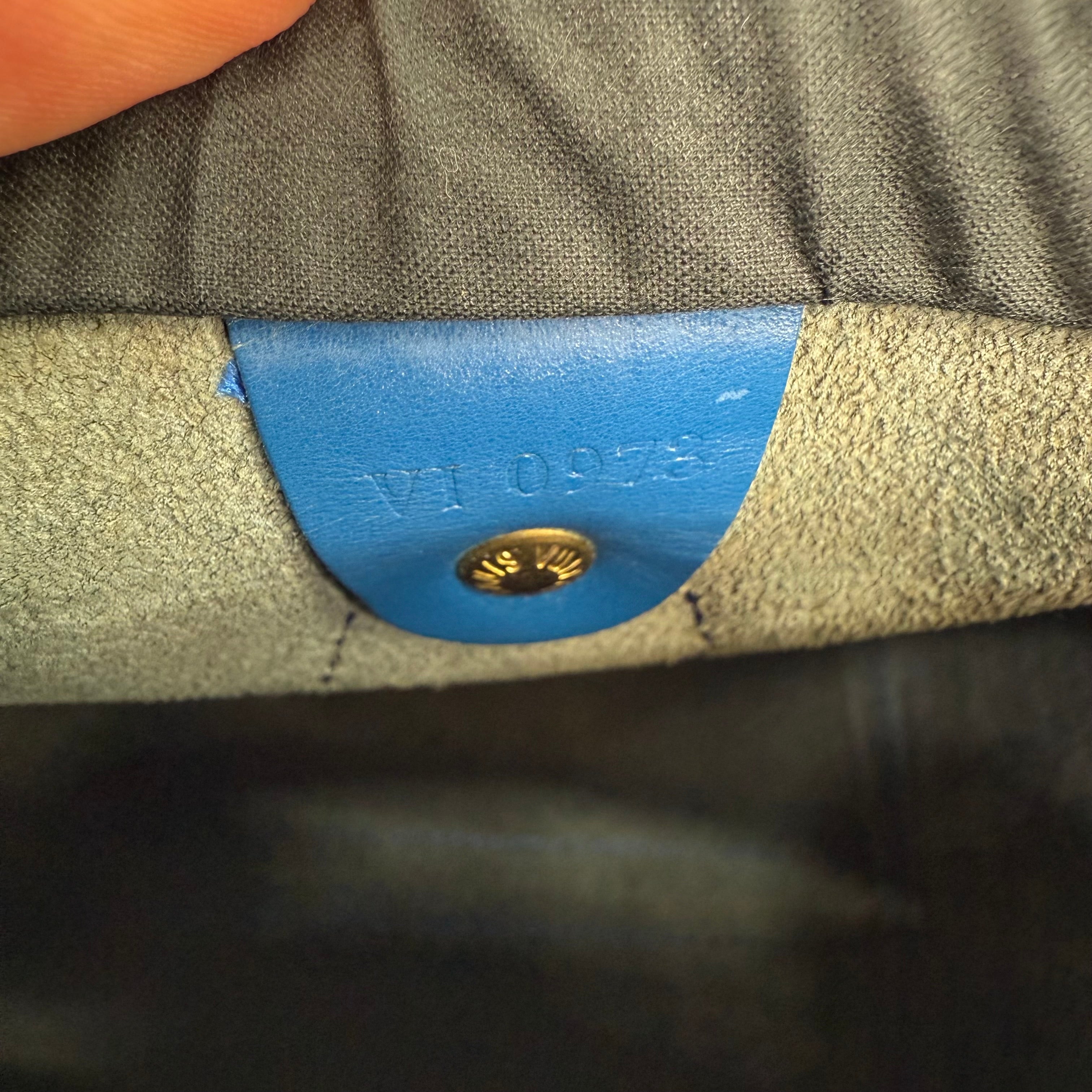 Louis Vuitton Epi Blue Speedy 25