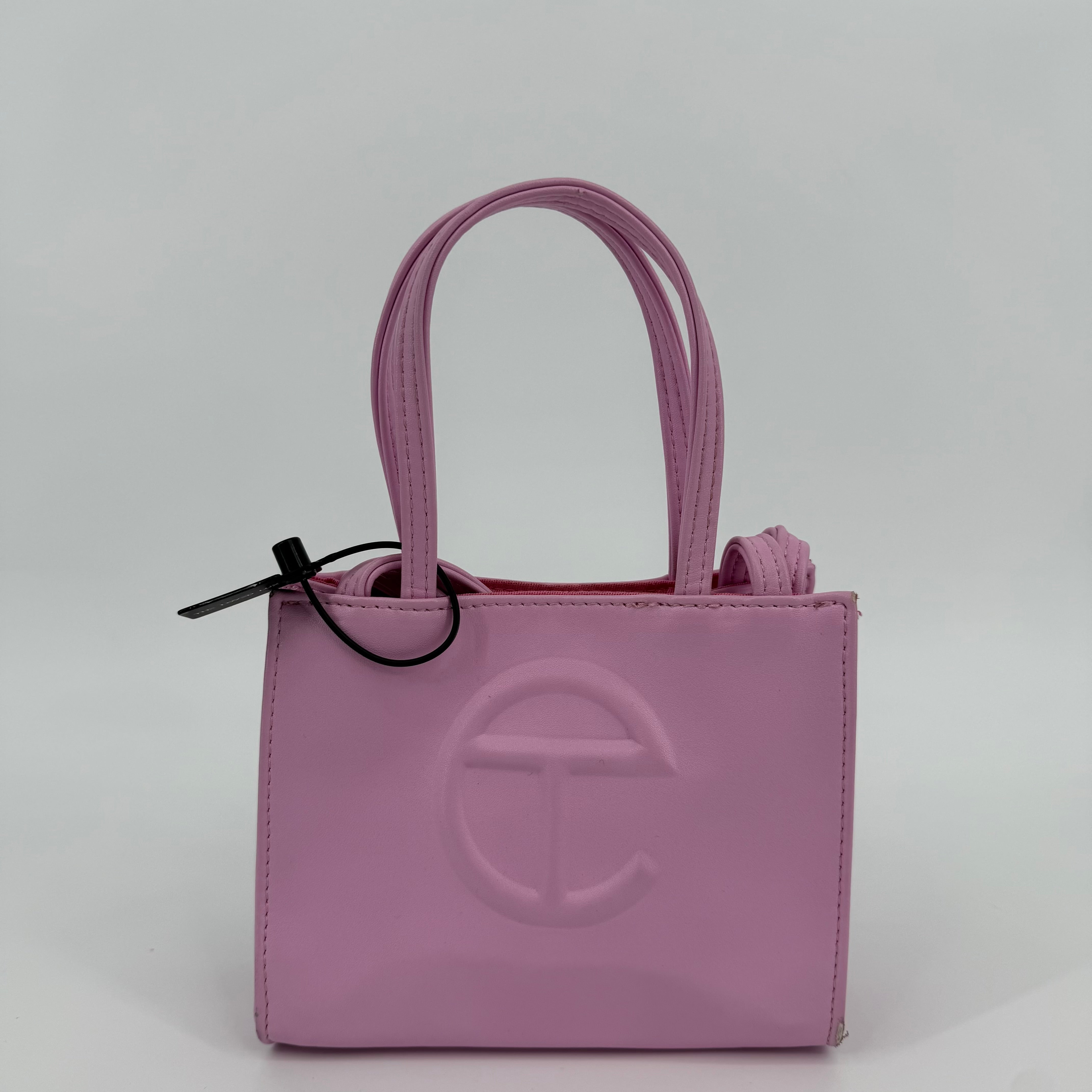 Telfar Pink Mini Shopping Bag