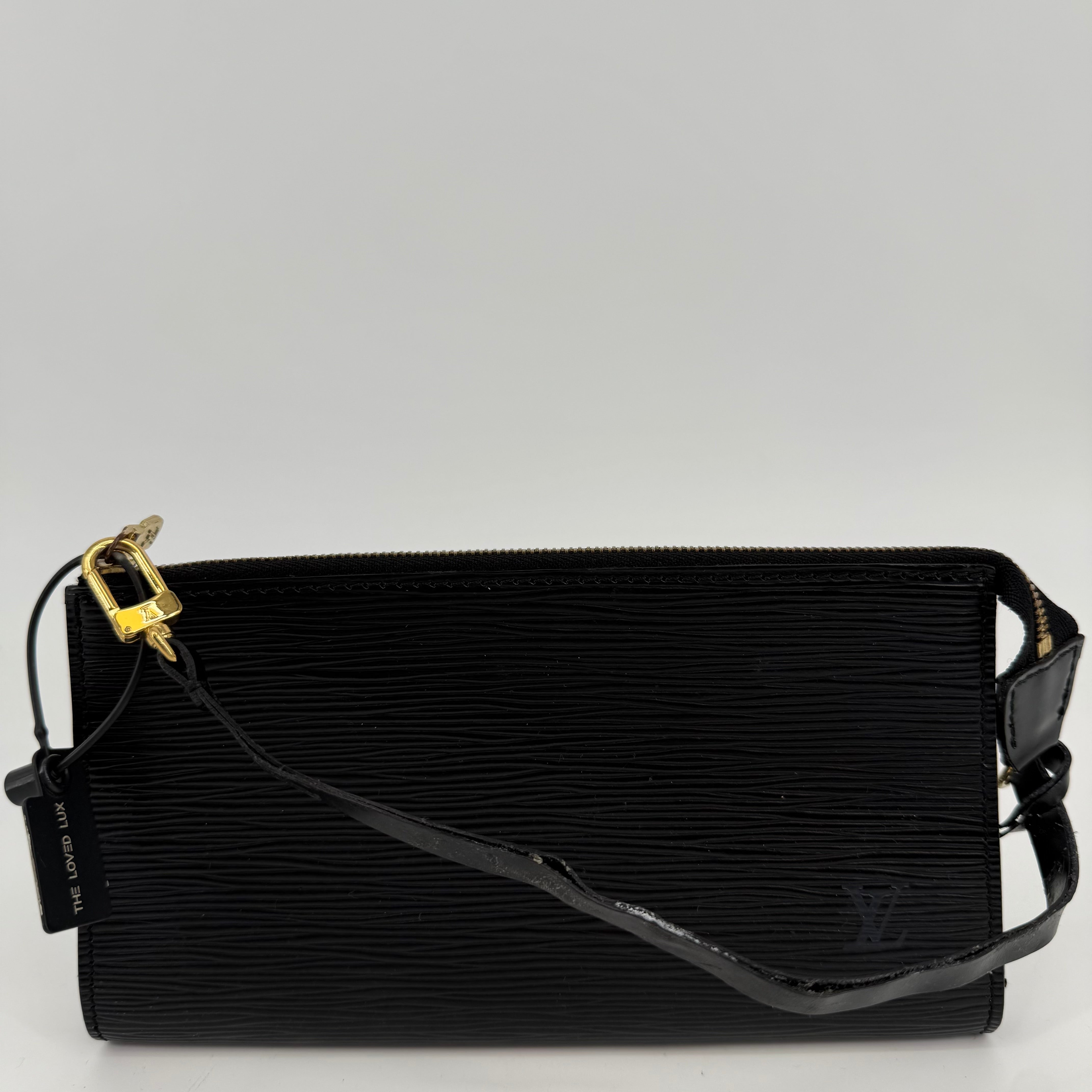 Louis Vuitton Epi Black Pochette 20 (880902)