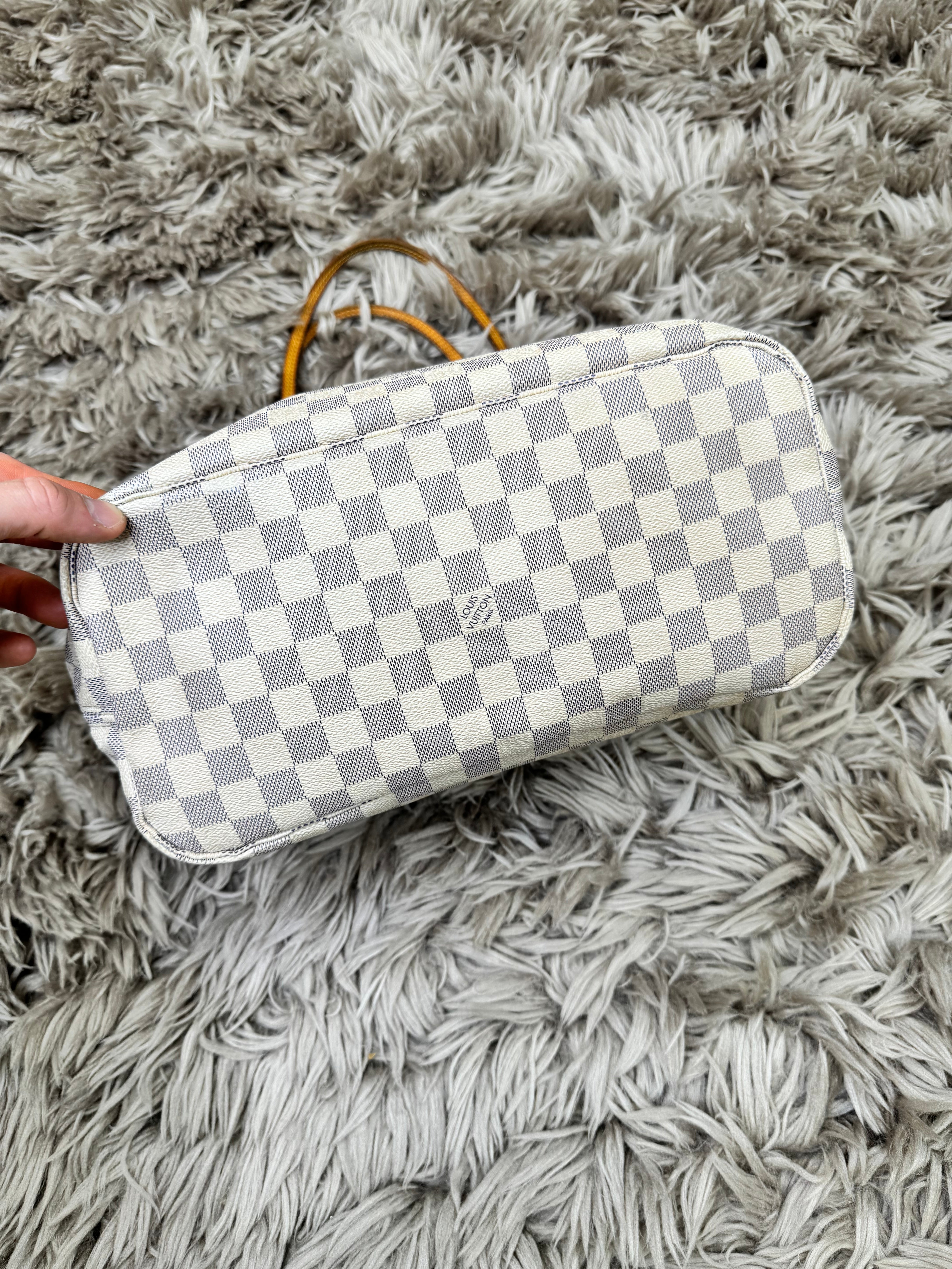 Louis Vuitton neverfull MM Damier azur