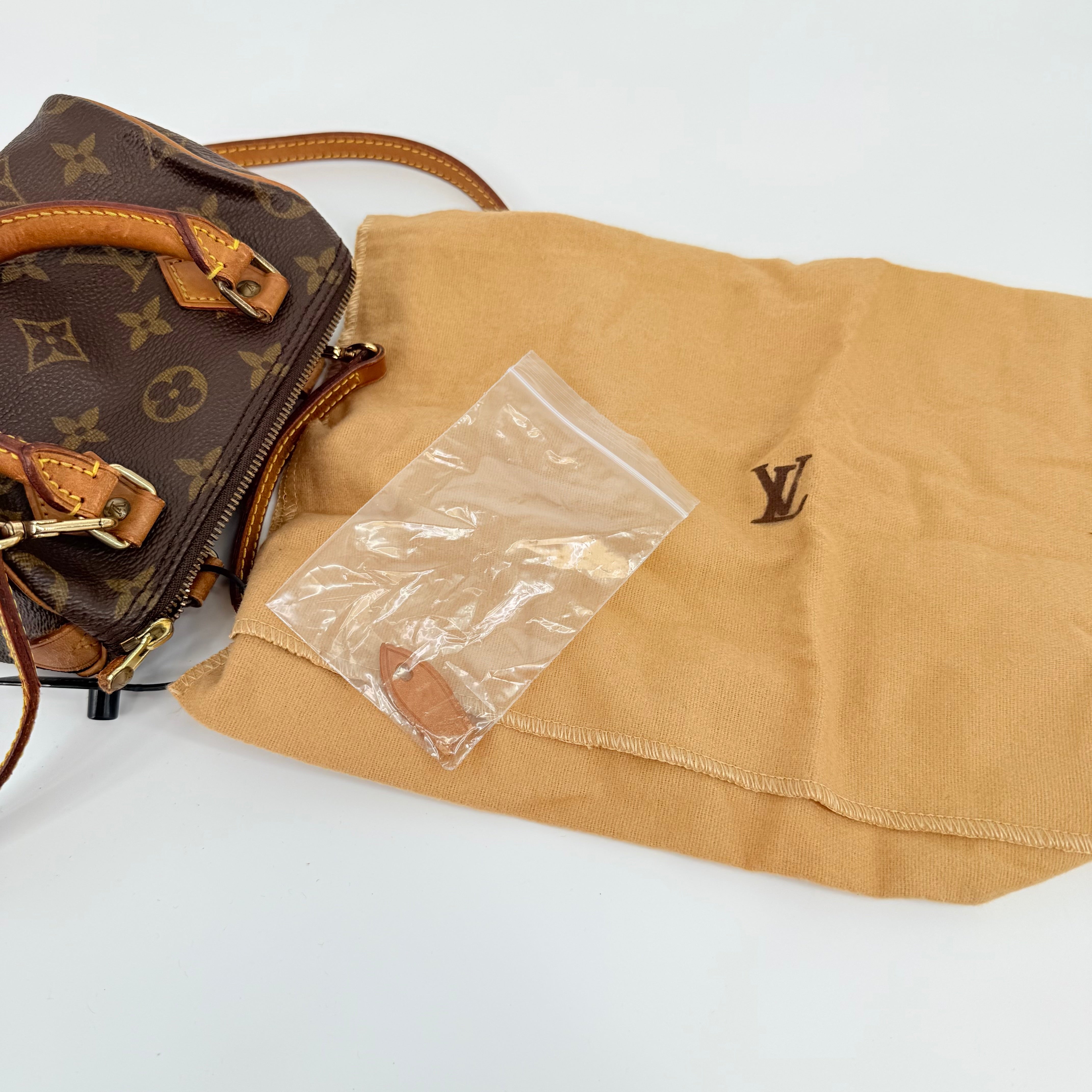 Louis Vuitton Monogram Nano Speedy With Strap
