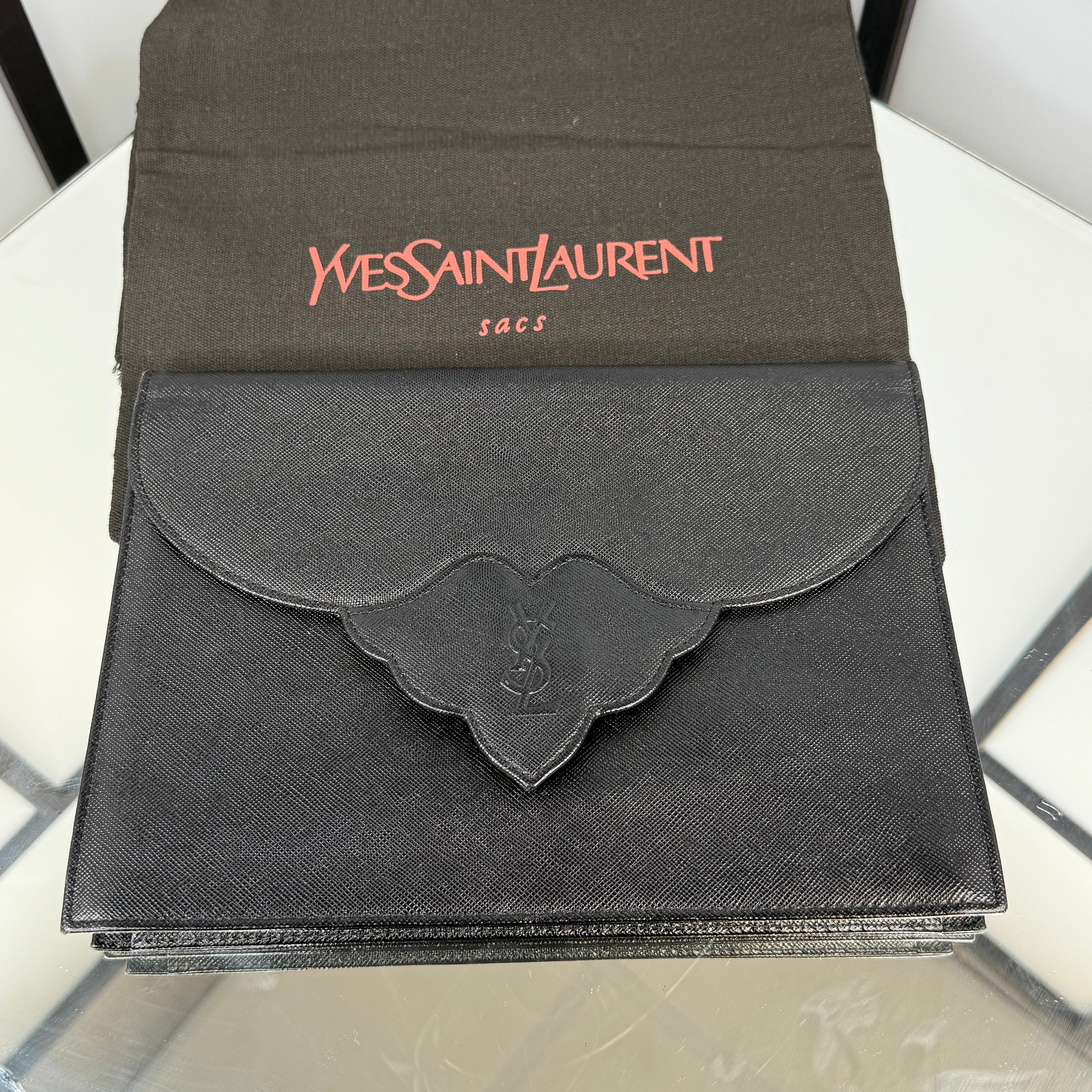 YSL Black Clutch Bag