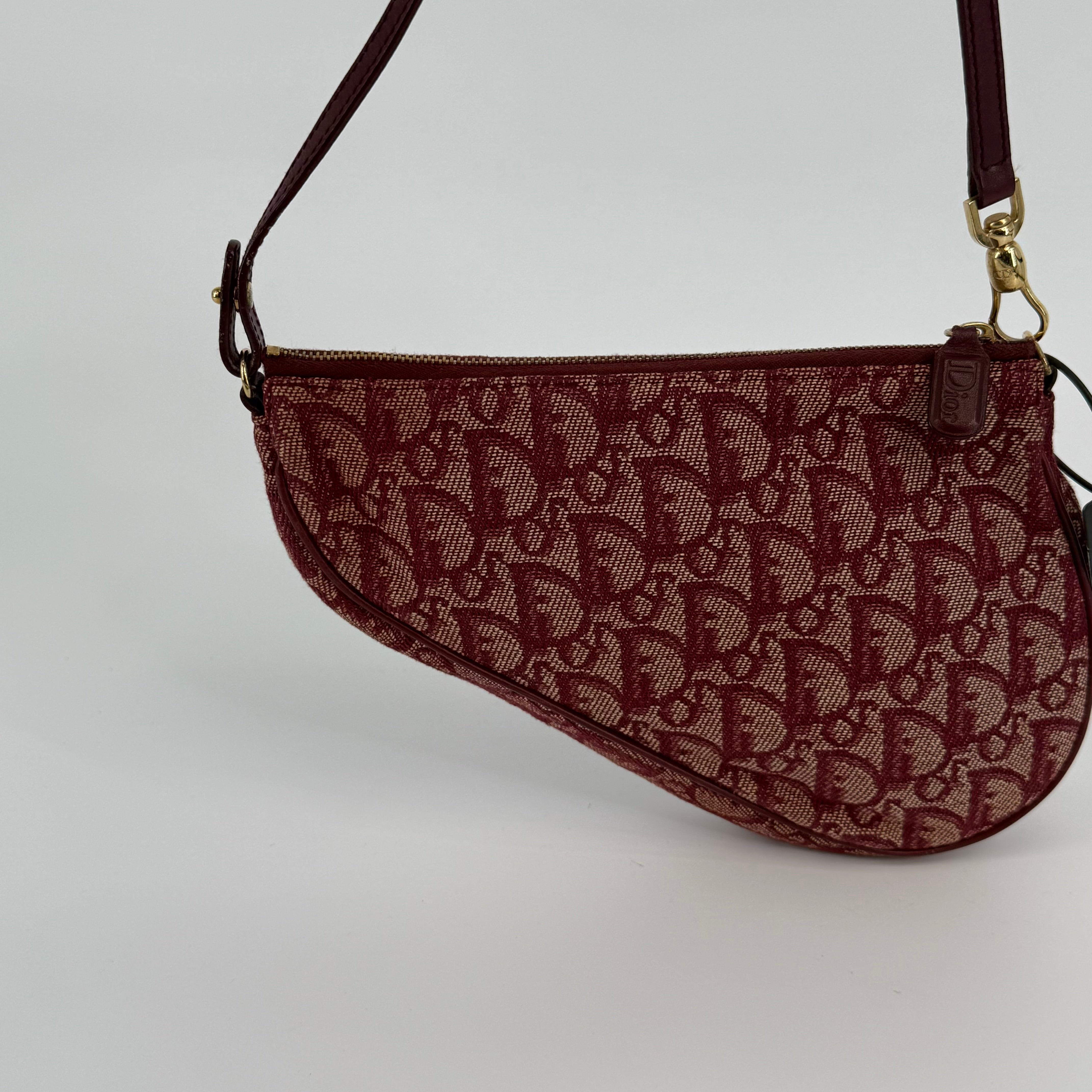 DIOR Pink Pony Saddle Trotter Handbag