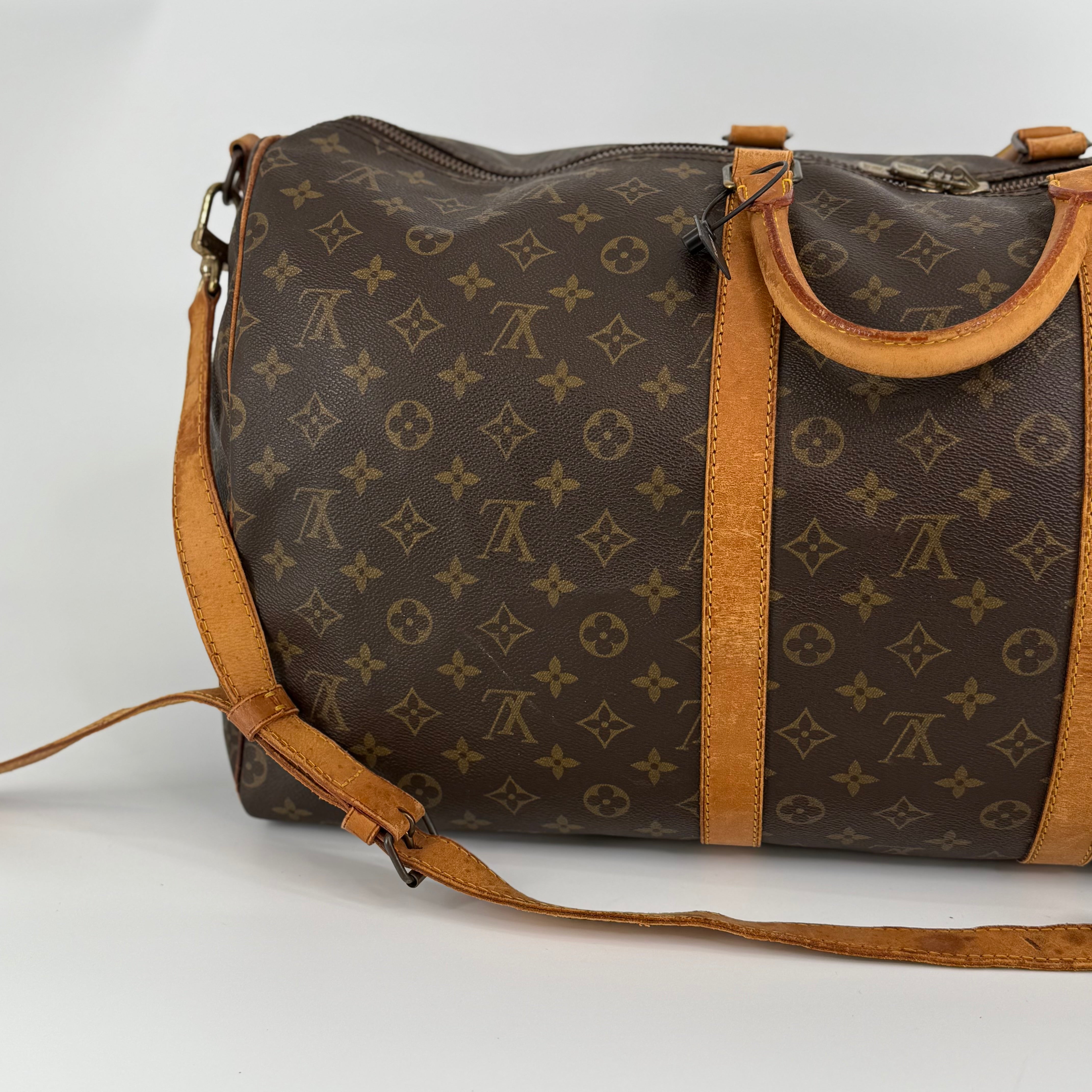 Louis Vuitton Monogram Keepall 55 With Strap