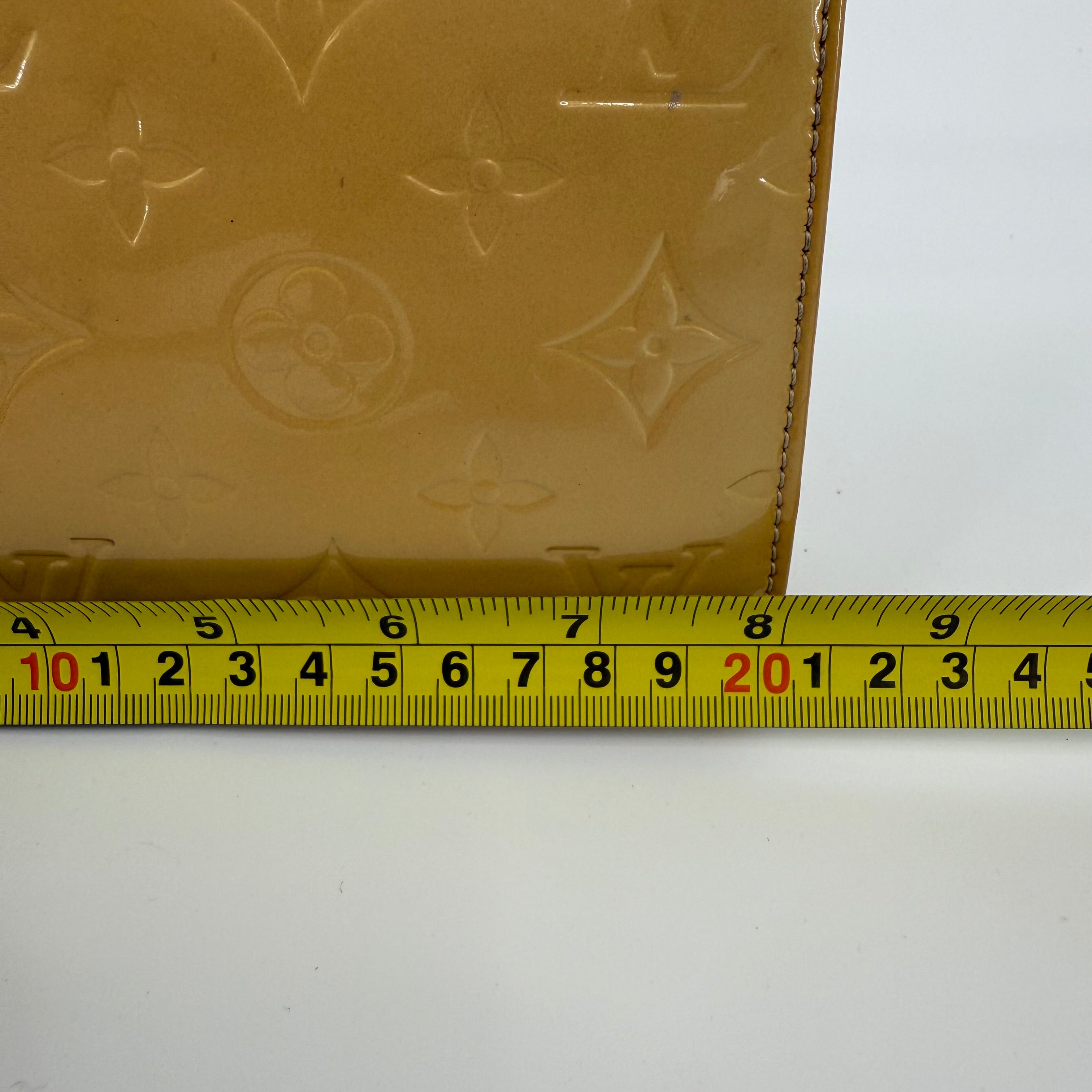 Louis Vuitton Gold Monogram Patent Leather Vernis Pochette