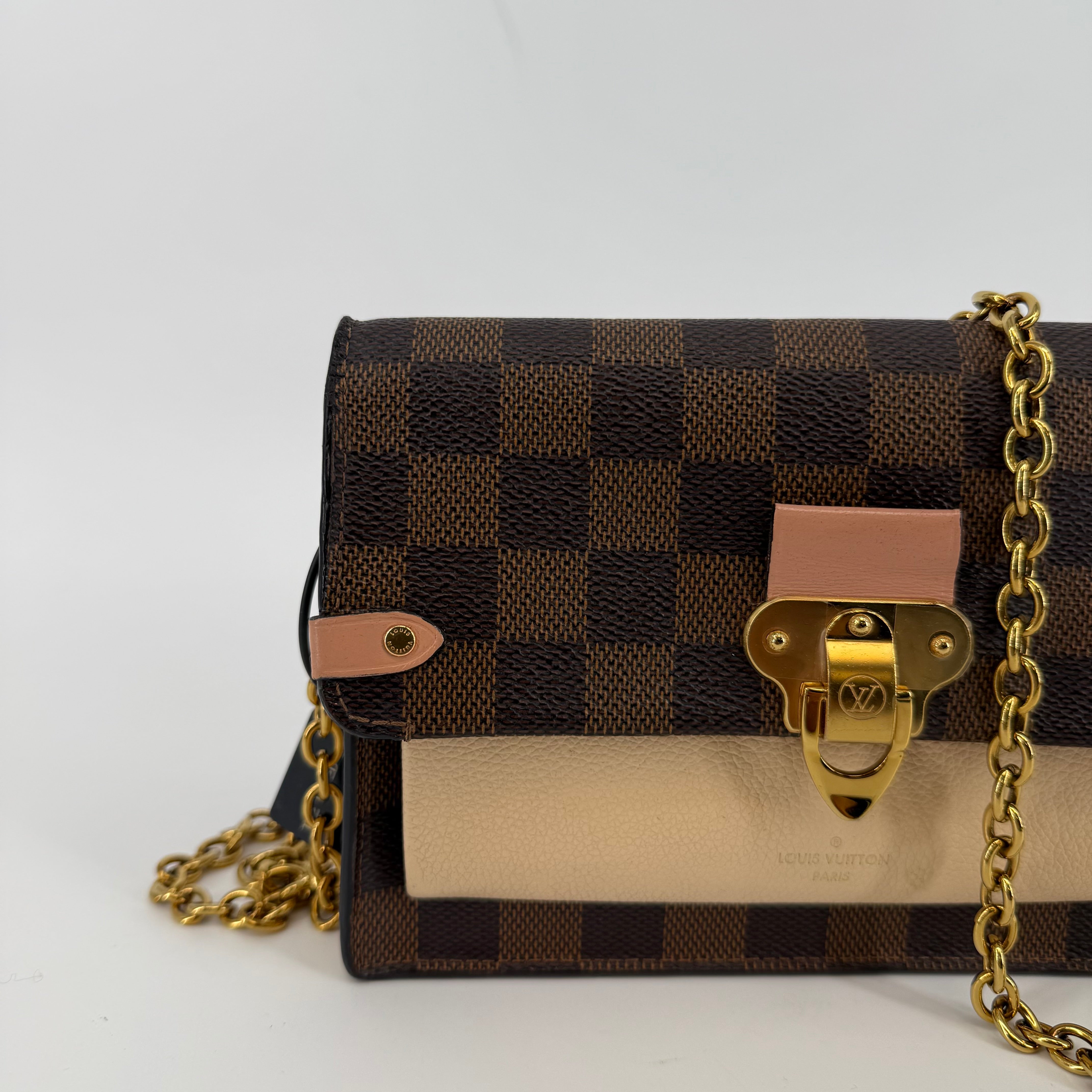 Louis Vuitton Damier Ebene Vavin Shoulder Bag (L-437)