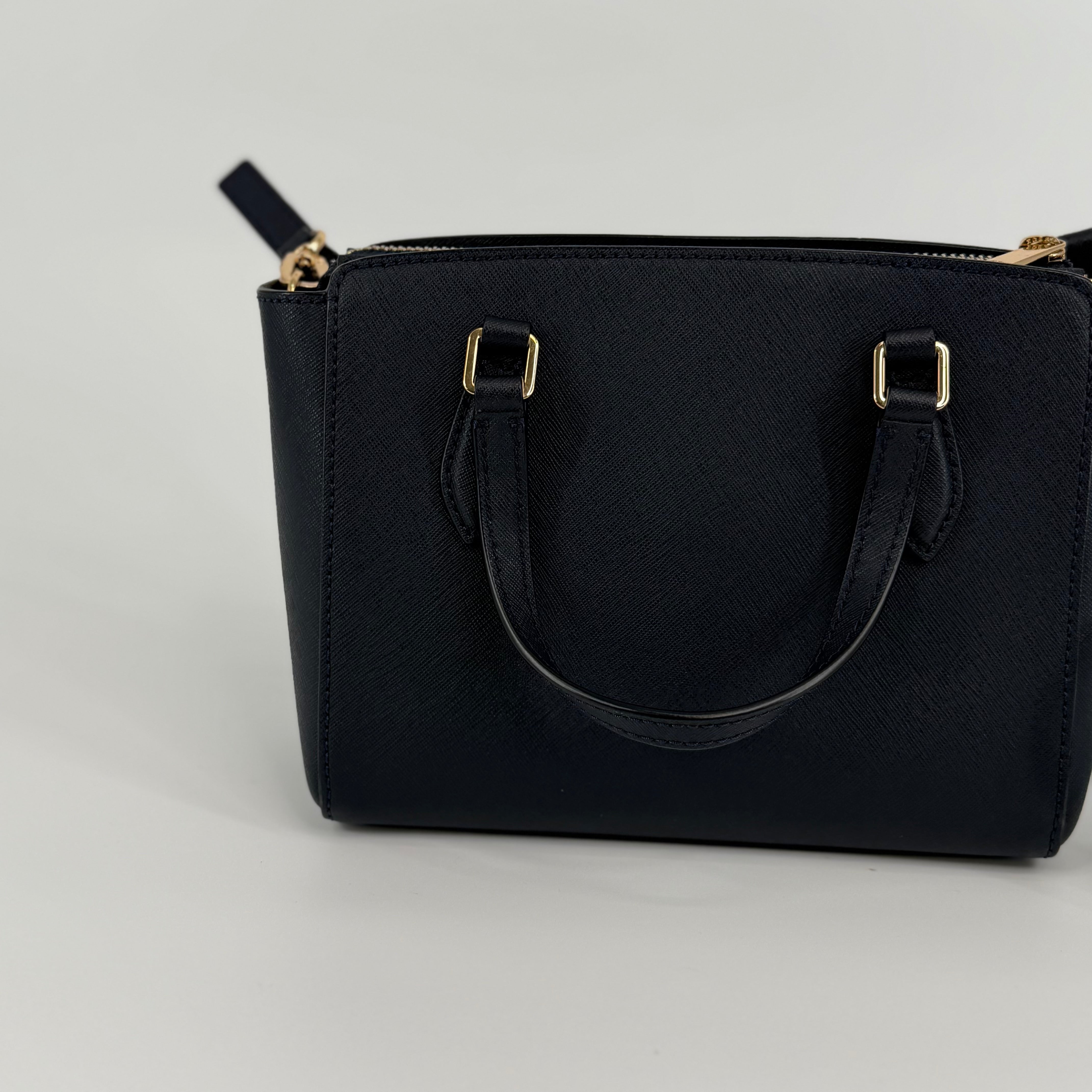 Tory Burch Navy Mini Emerson Handbag