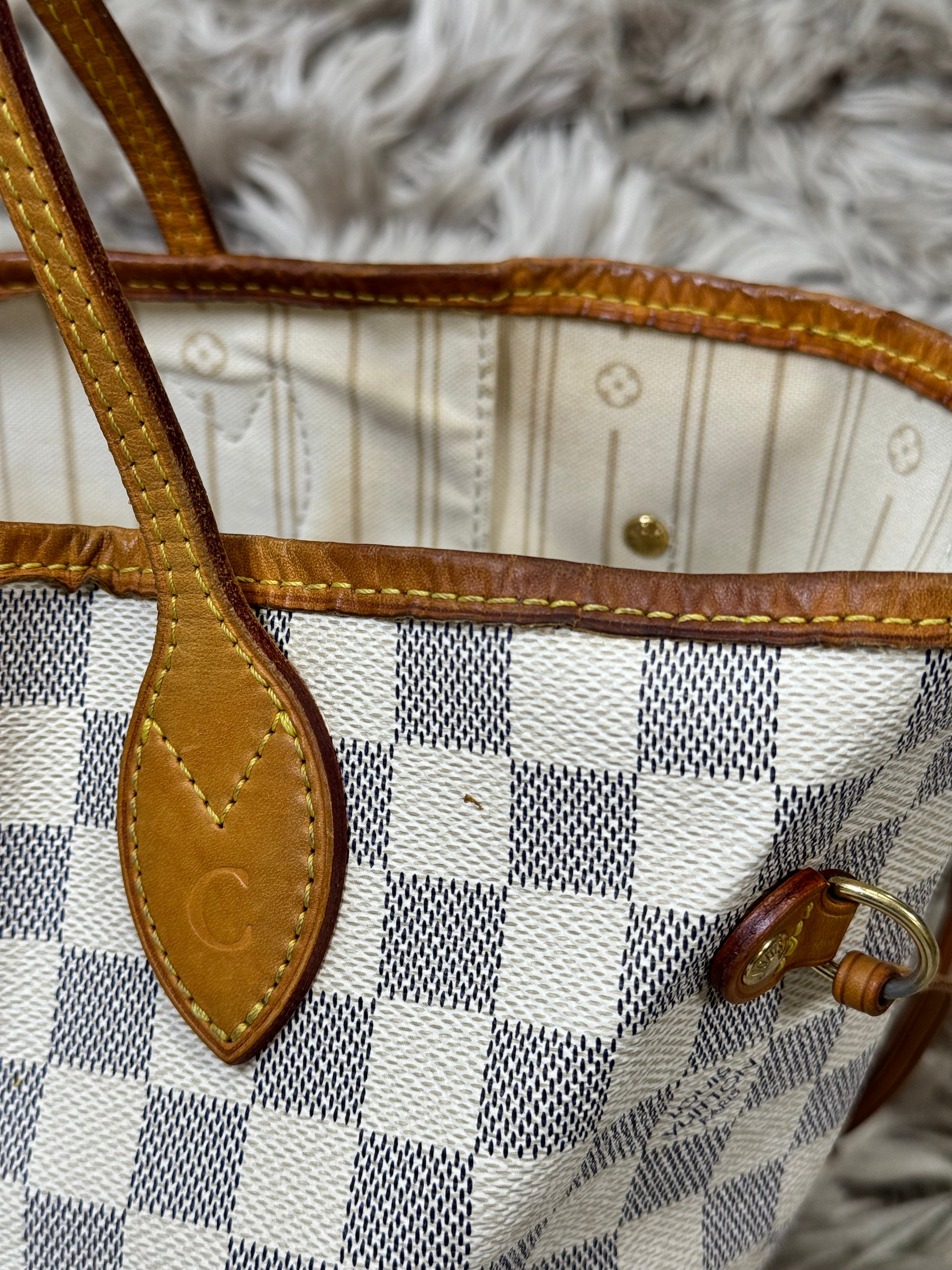 Louis Vuitton neverfull MM Damier azur