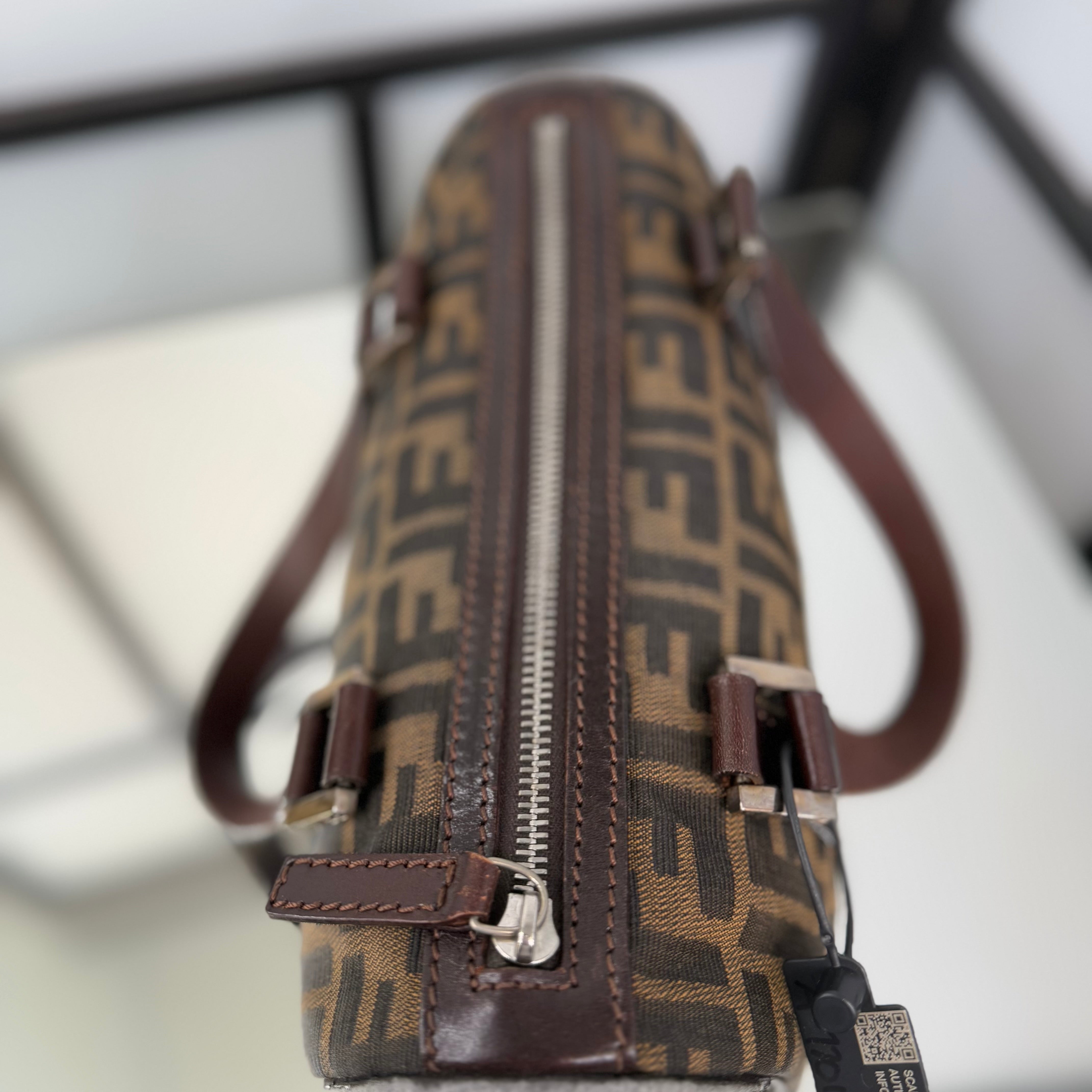 FENDI Mini Boston Handbag