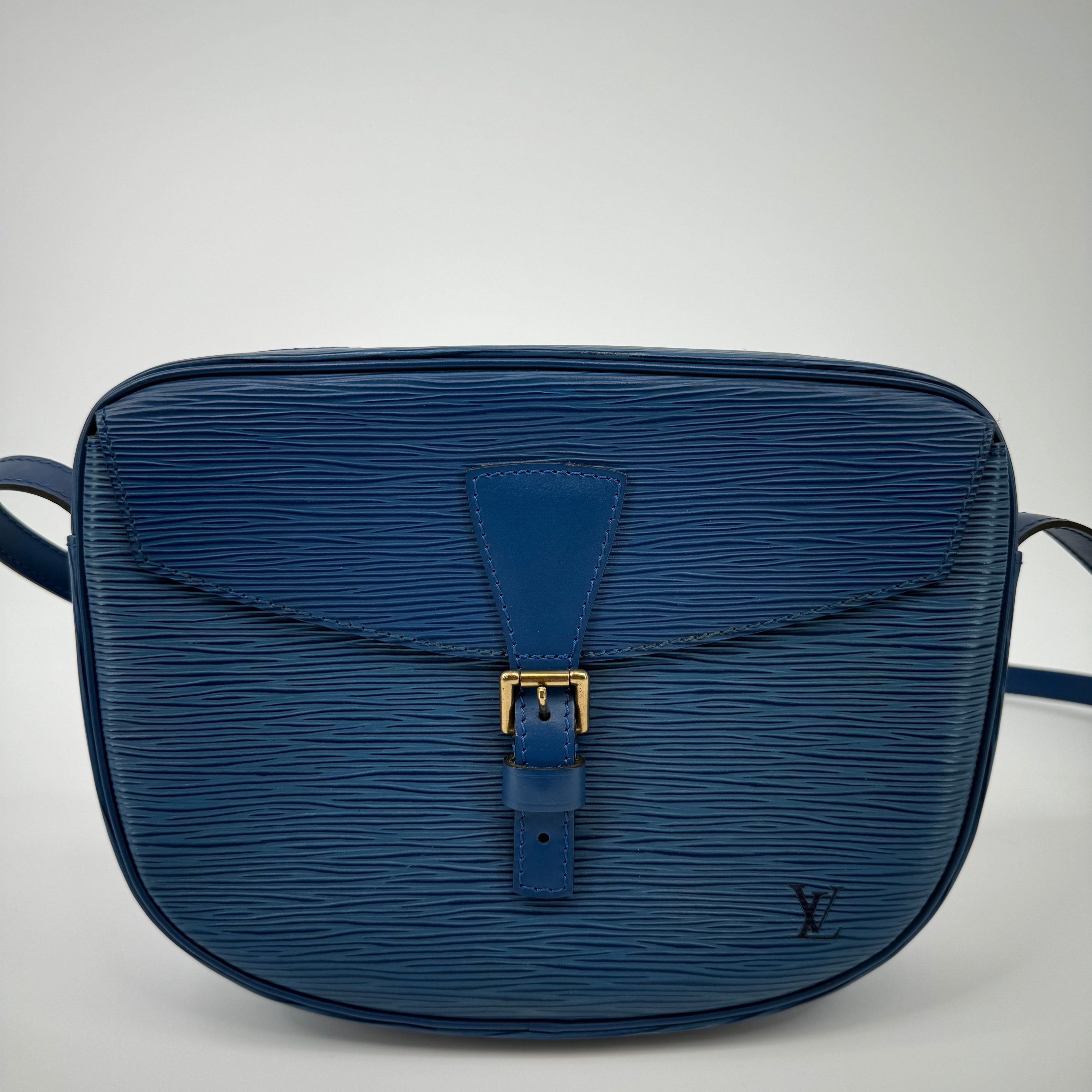 Louis Vuitton Epi Blue Jeune Fille Shoulder Bag