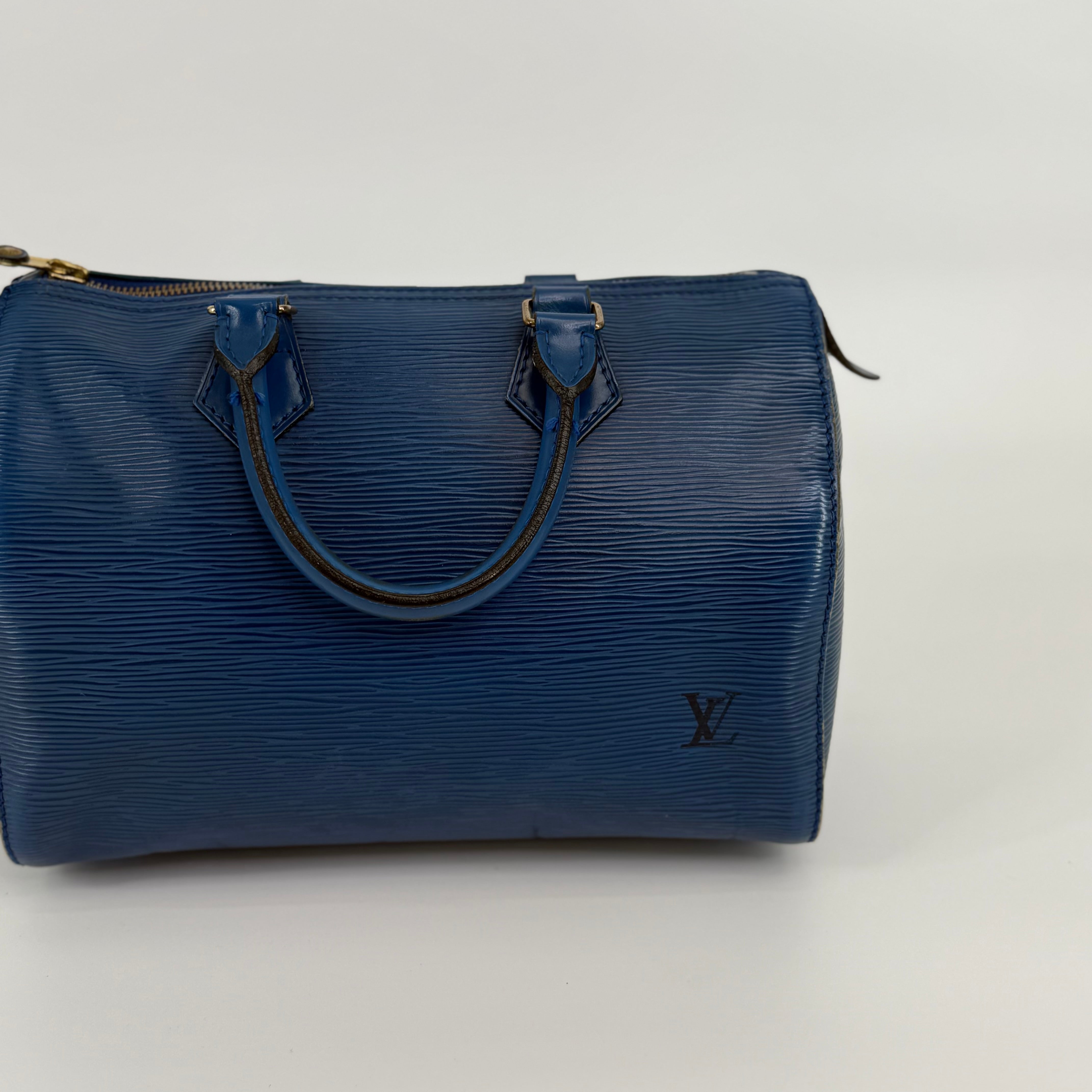 Louis Vuitton Epi Blue Speedy 25