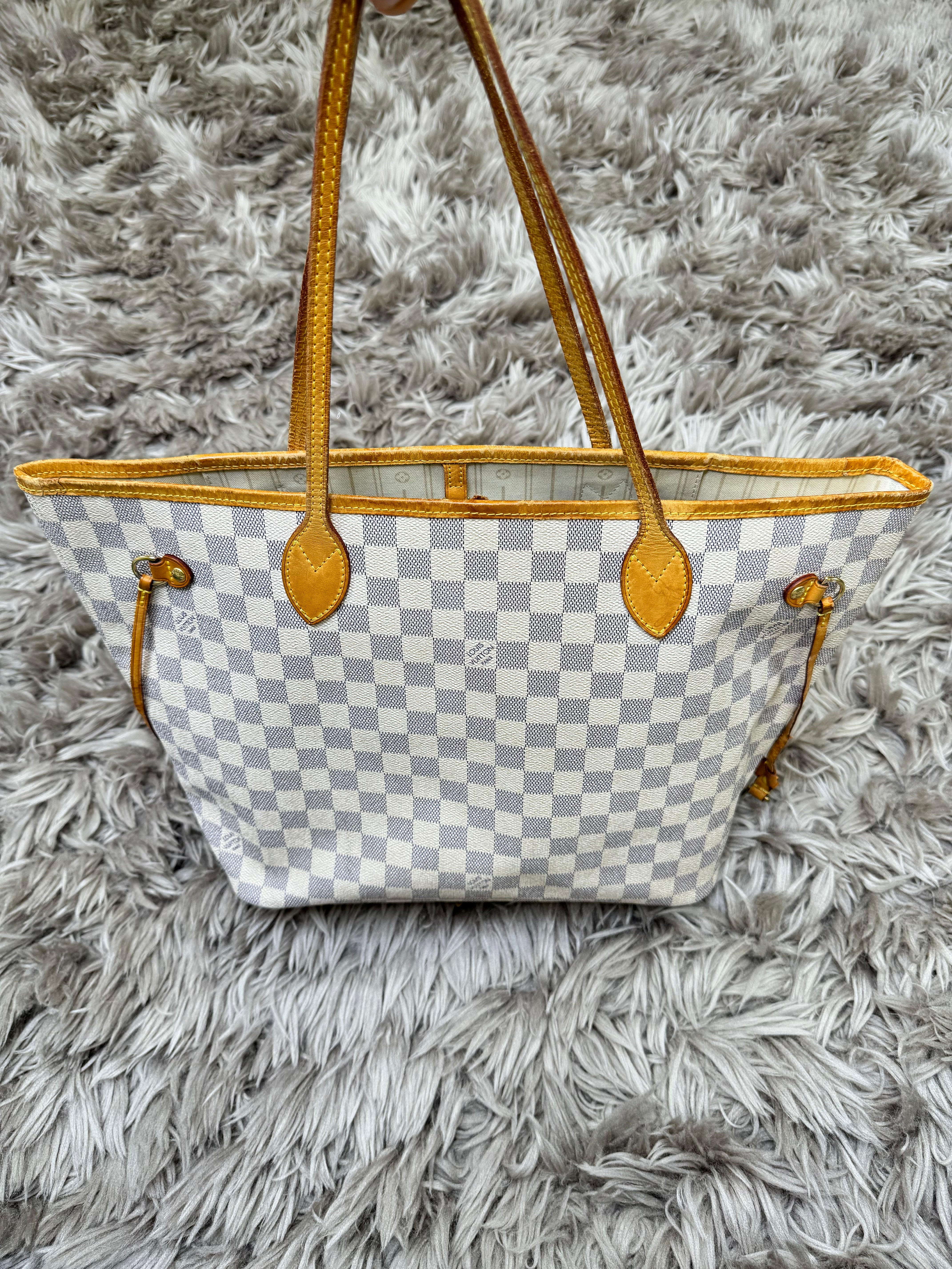 Louis Vuitton neverfull MM Damier azur