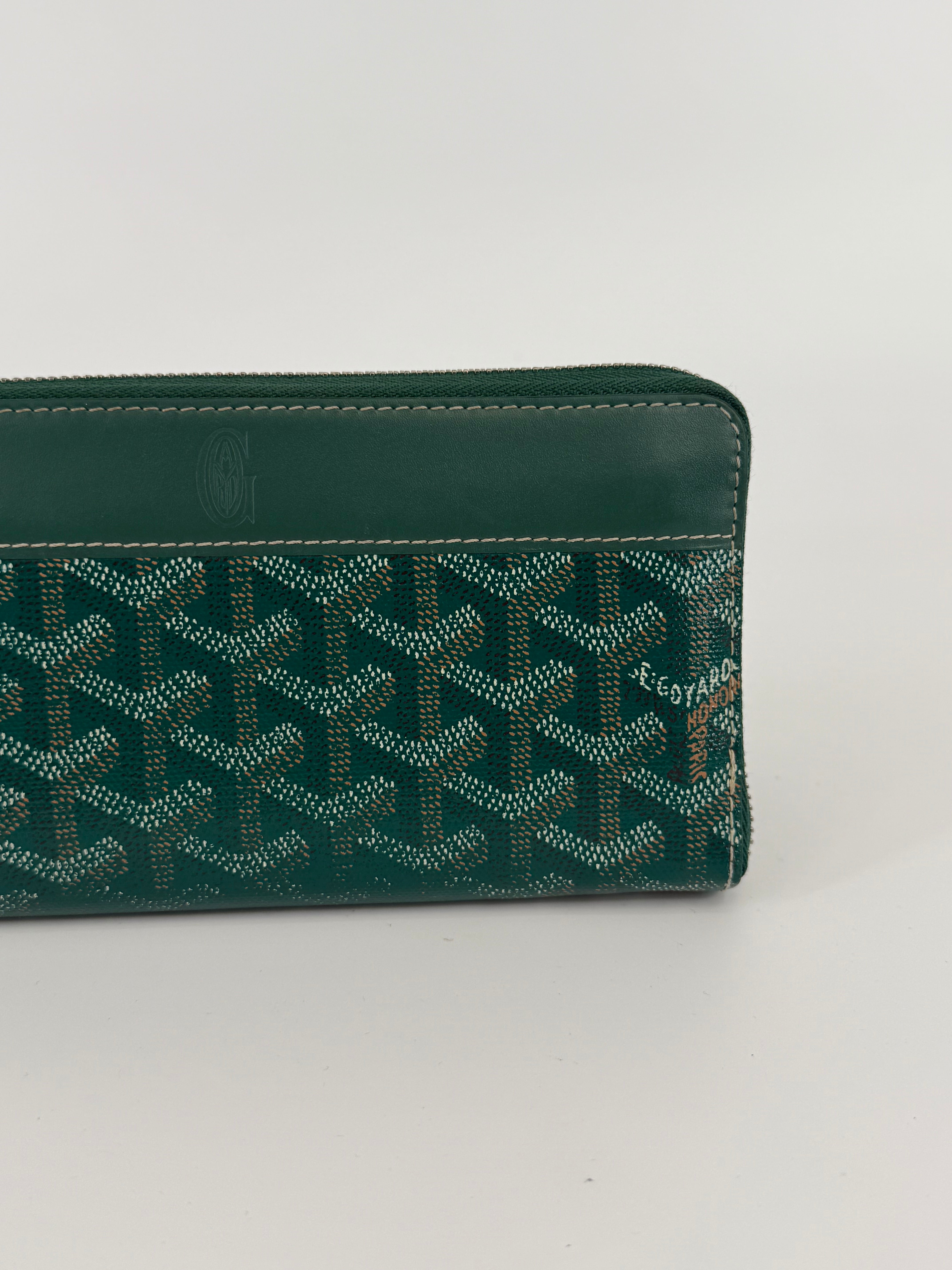 GOYARD Green Matignon Wallet GM
