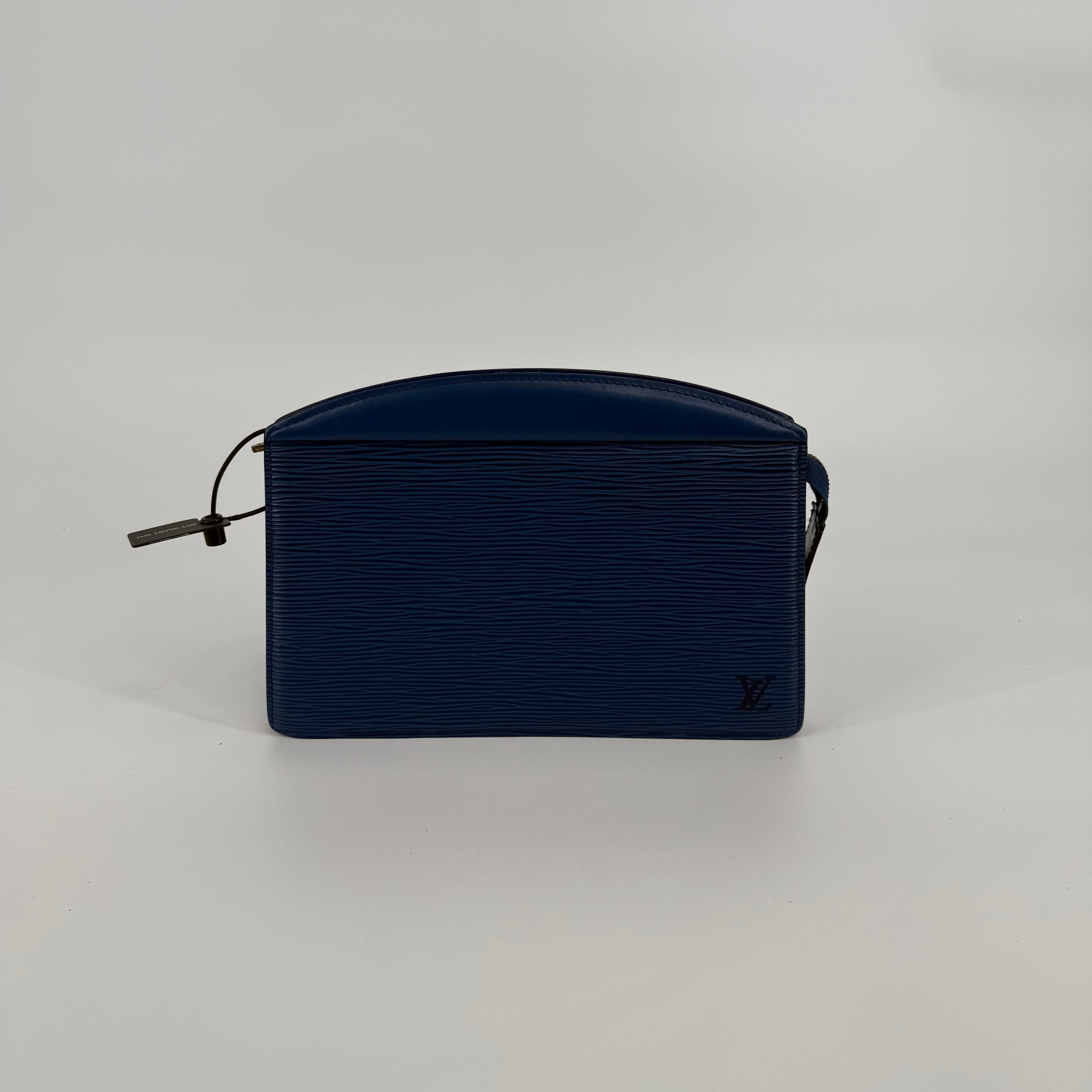 Louis Vuitton Epi Blue Trusse Crete Clutch