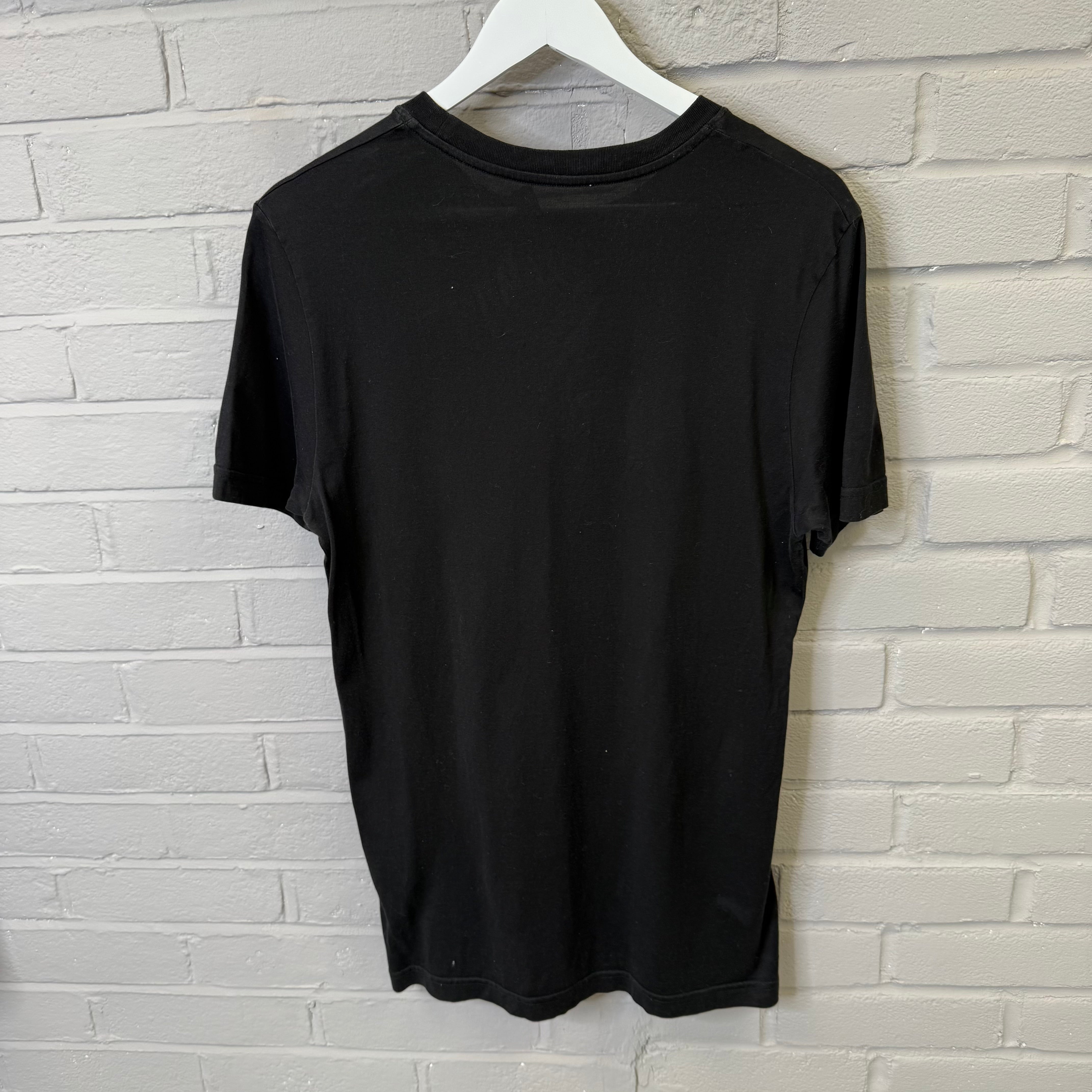 DIOR x Daniel Arsham Enroded 3D Printed Black T-Shirt Size Medium