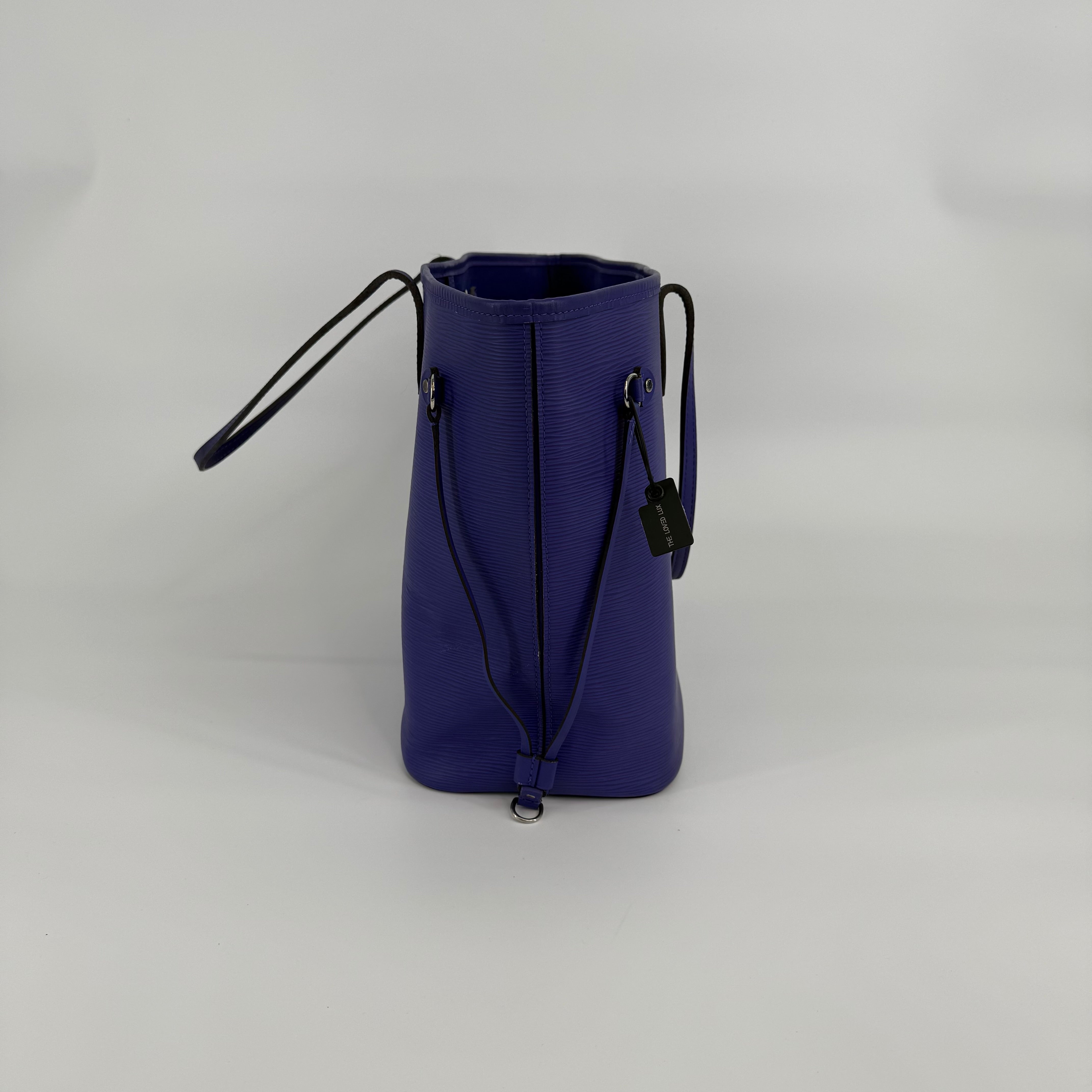 Louis Vuitton Epi Purple Neverfull MM With Pouch