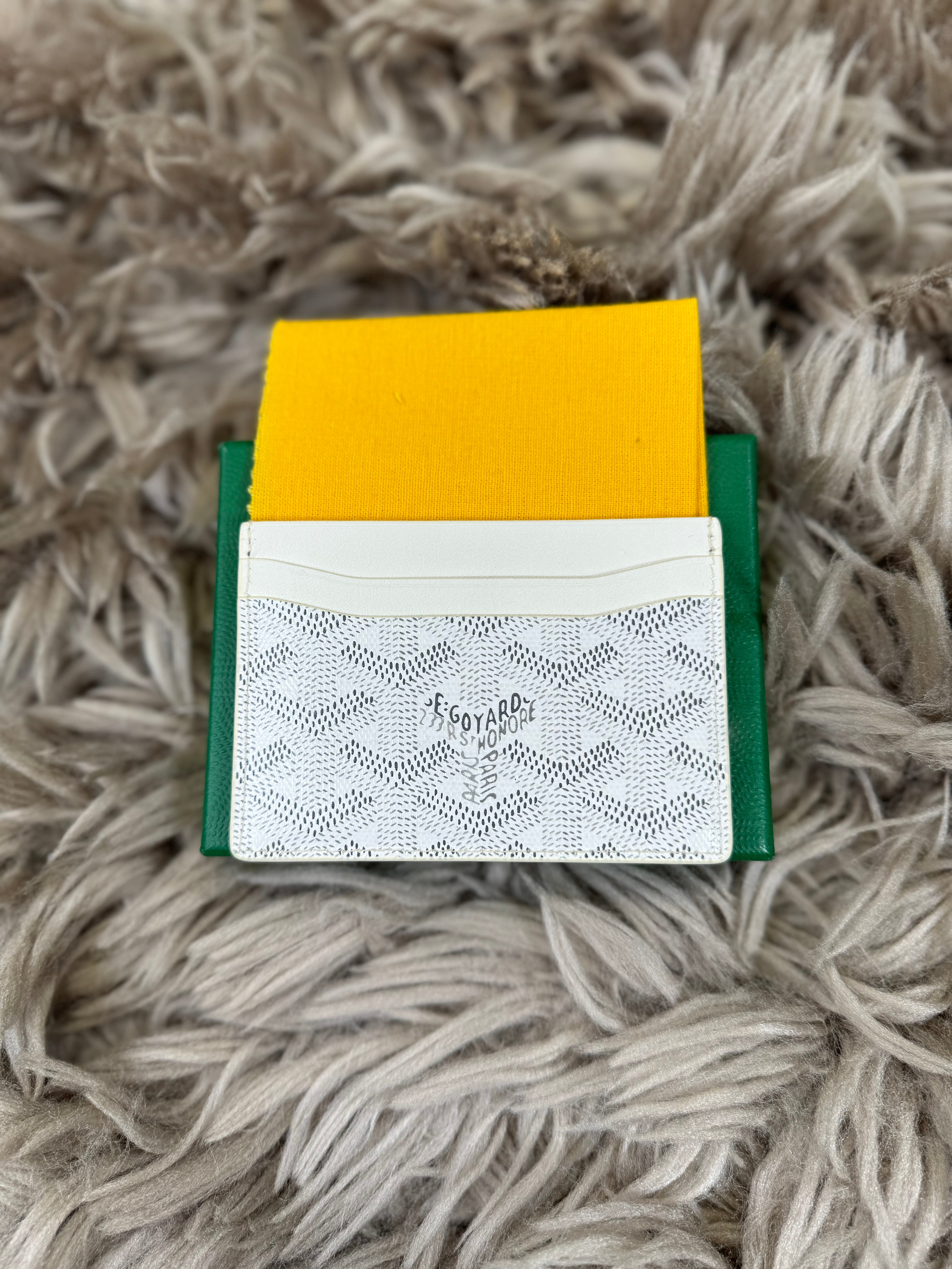 GOYARD white cardholder