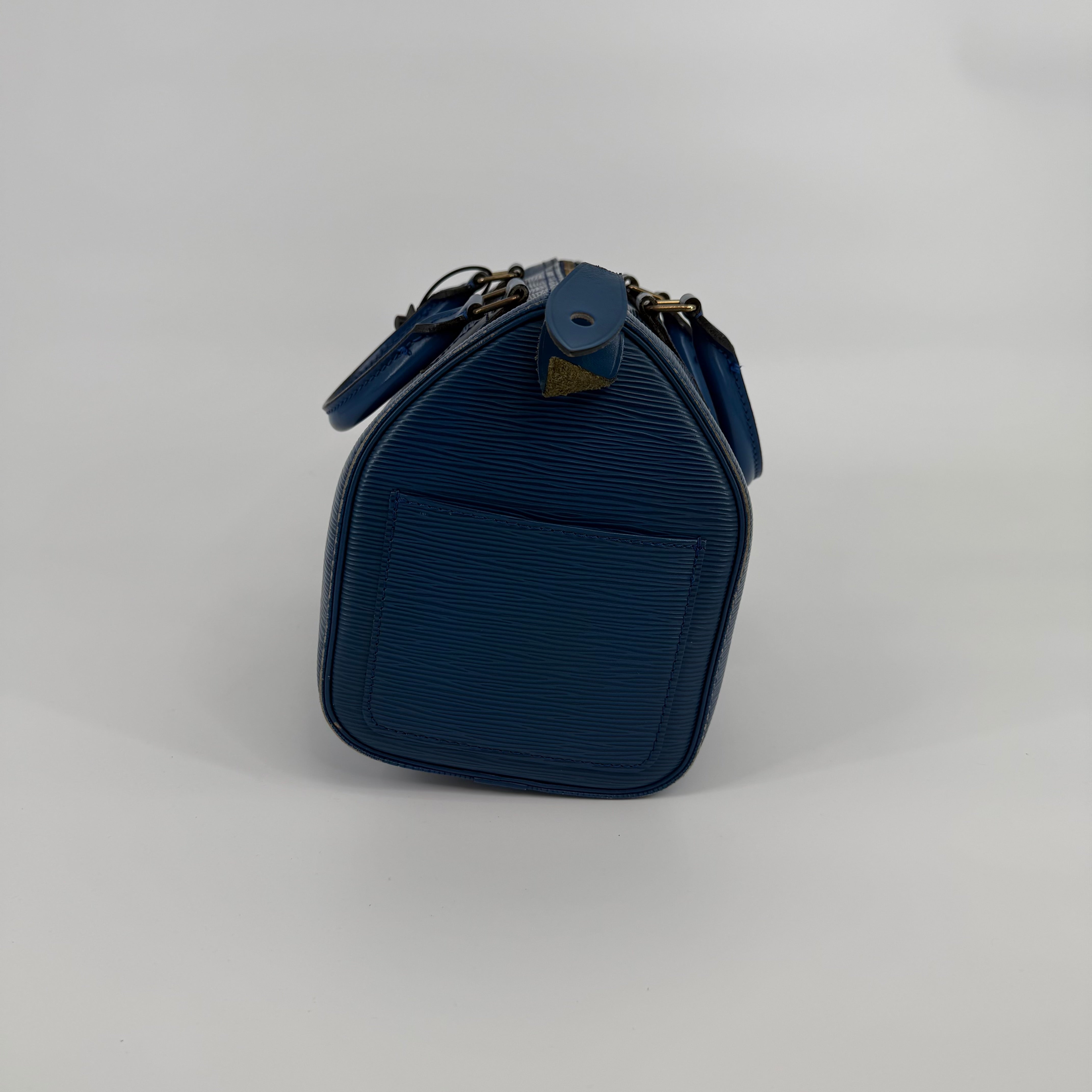 Louis Vuitton Epi Blue Speedy 25
