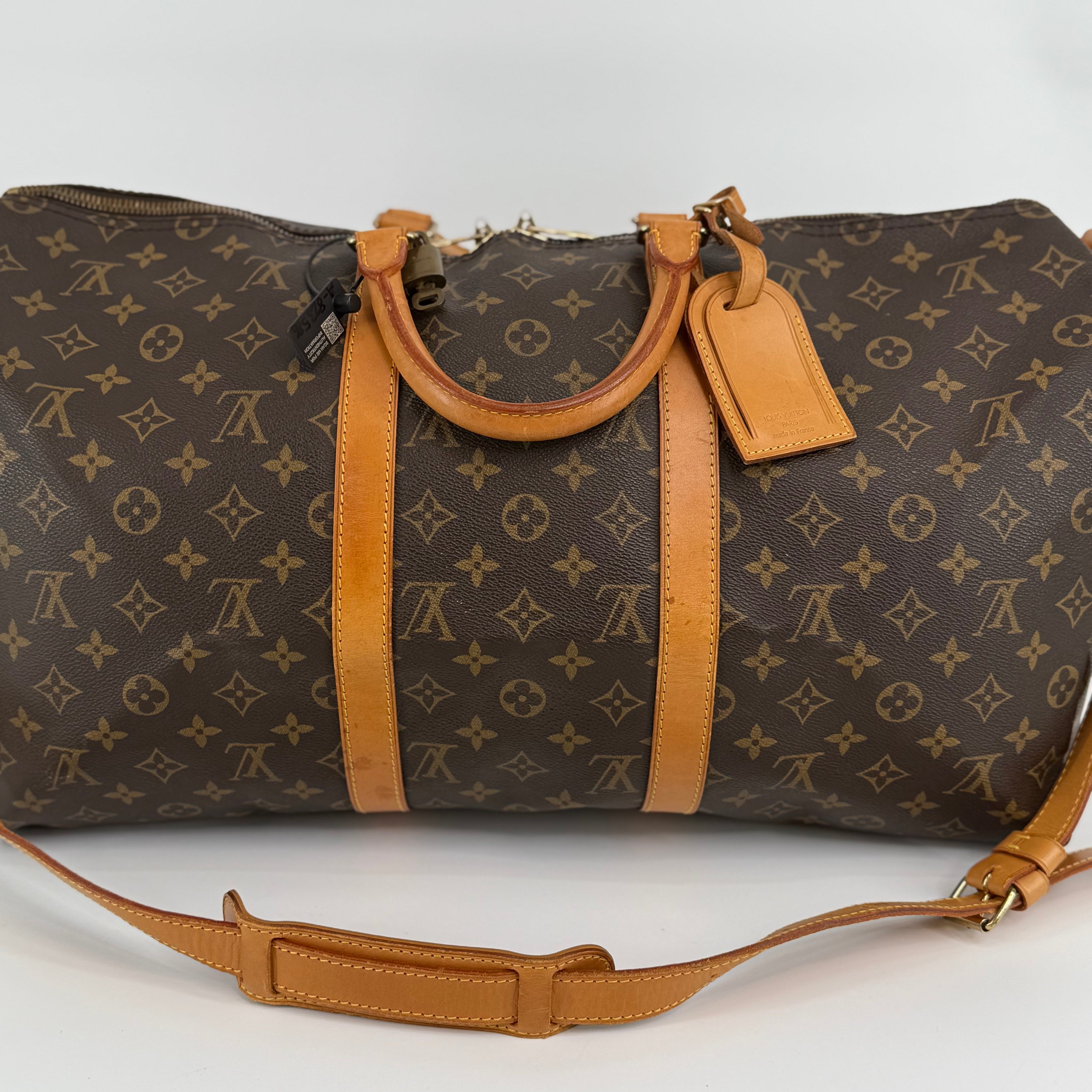 Louis Vuitton Monogram Keepall 50 With Strap