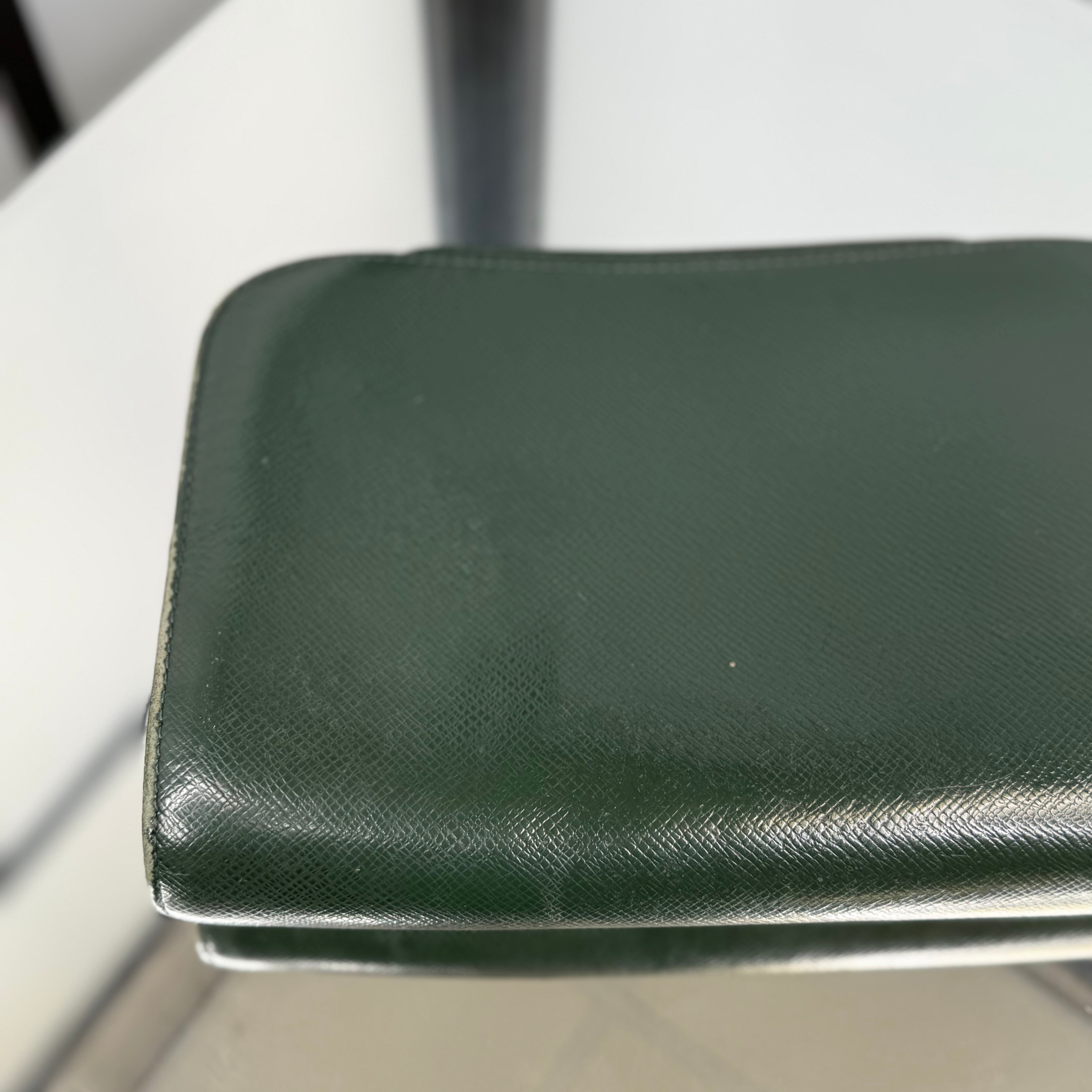 Louis Vuitton Green Taiga Wash Bag
