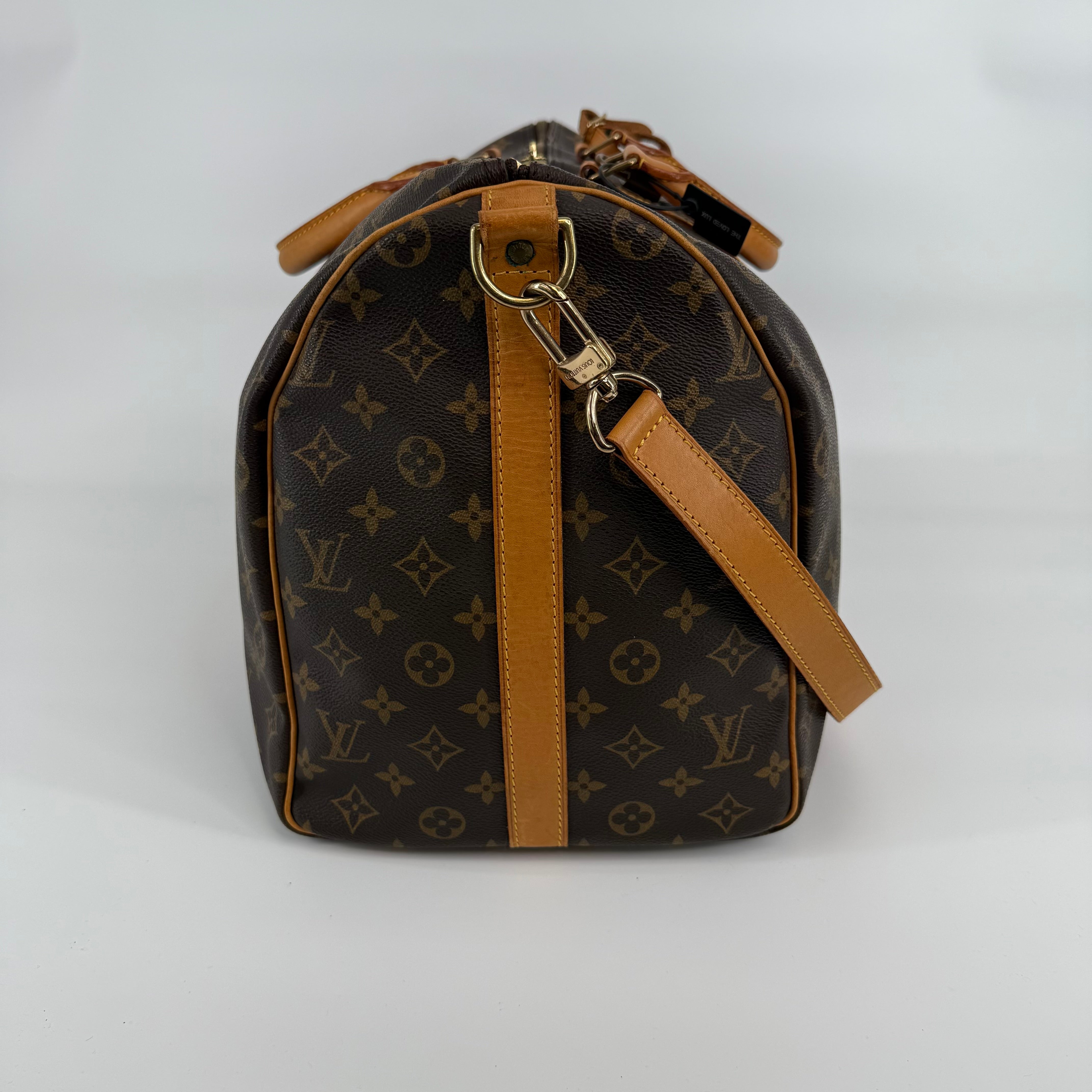 Louis Vuitton Monogram Keepall 50 With Strap