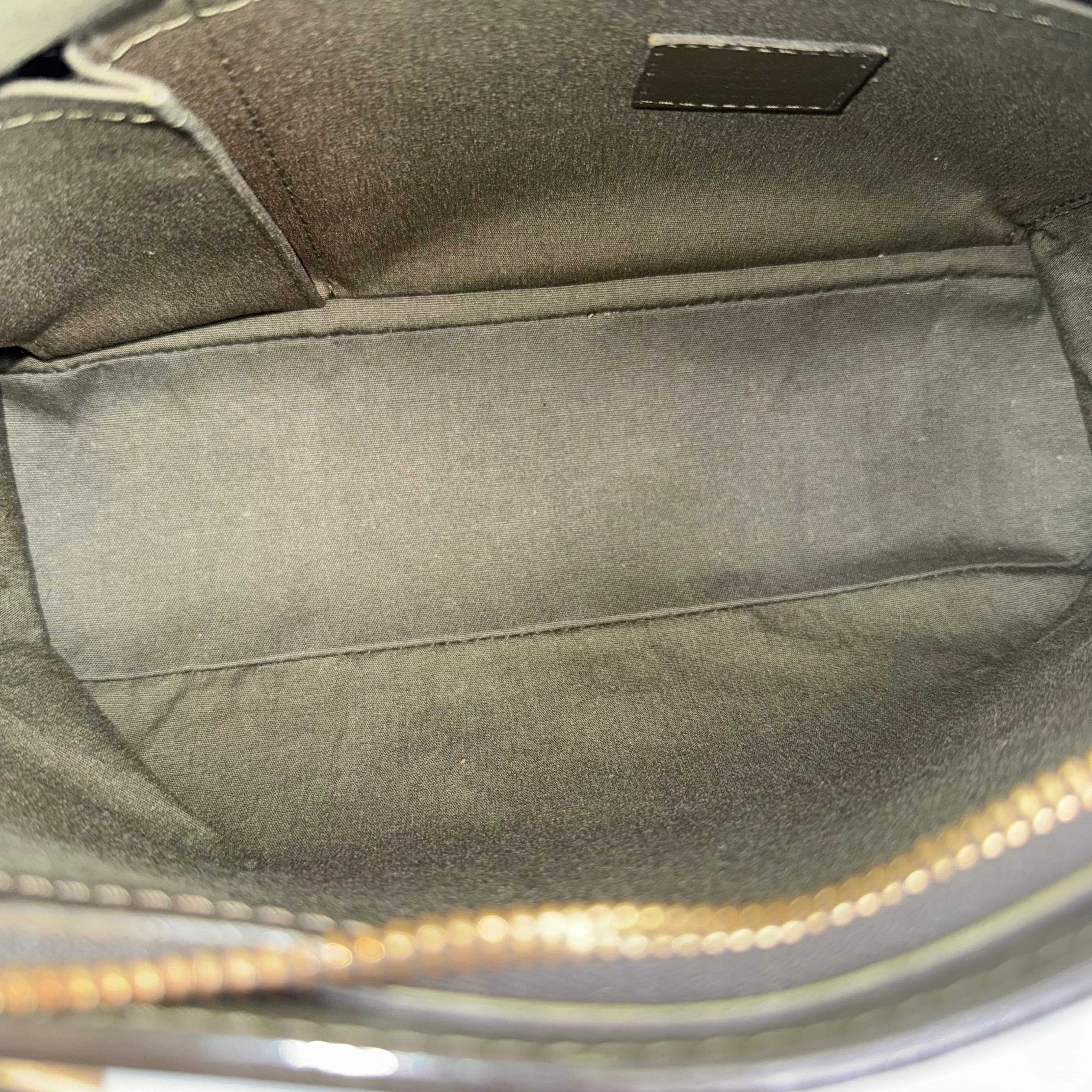 Louis Vuitton Olive Green Denim Monogram Lucille Handbag