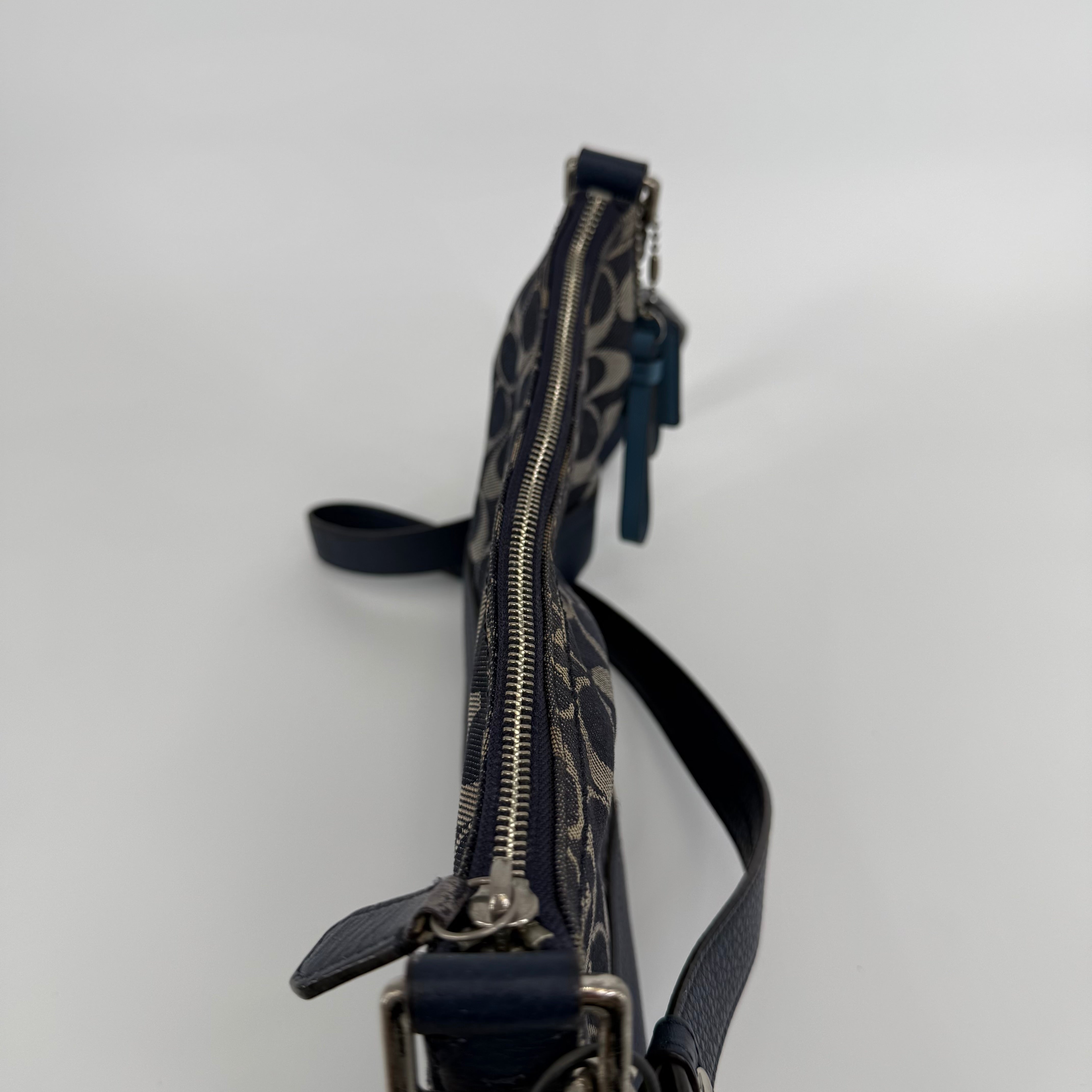 COACH Signature Denim Shoulder Bag